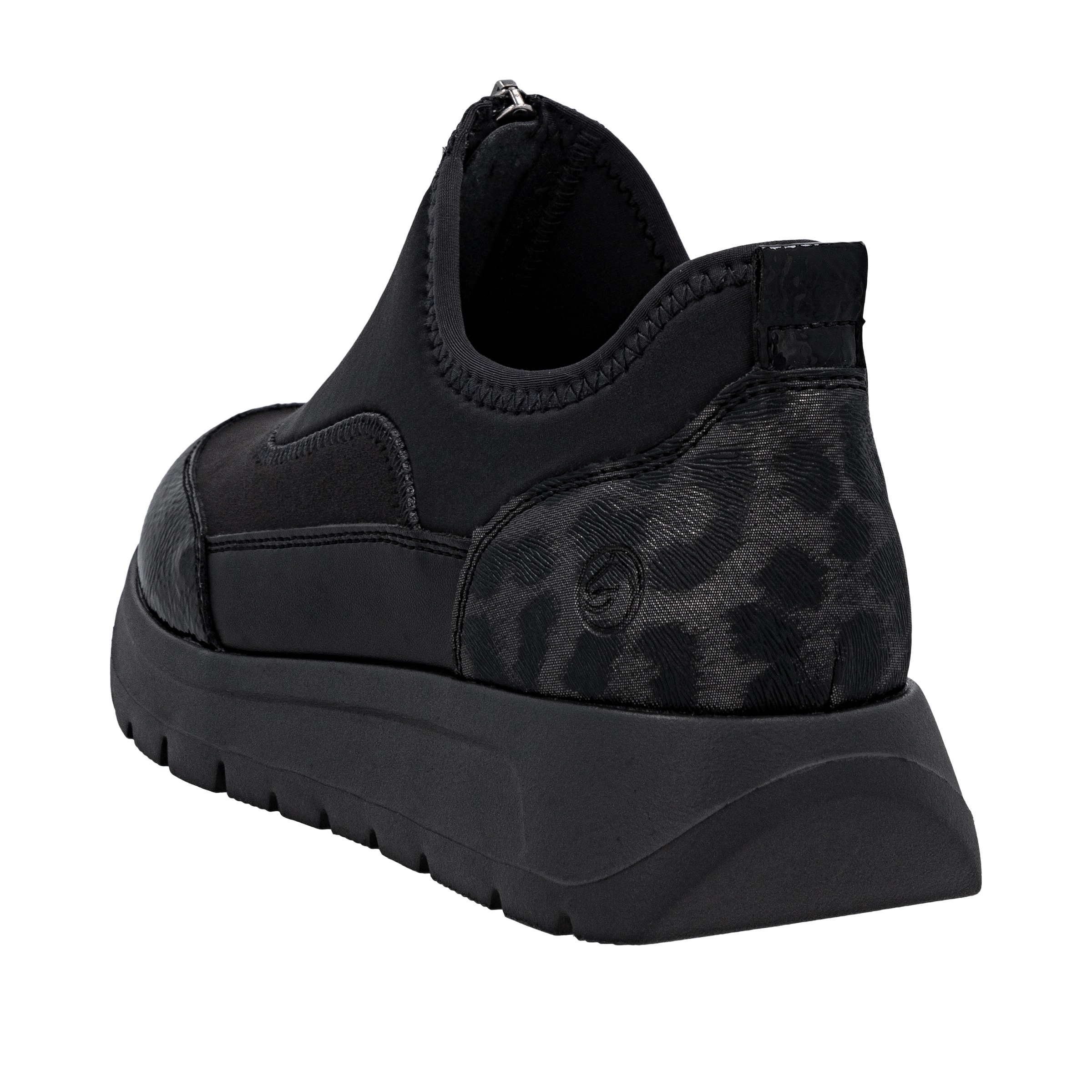 Remonte Plateausneaker  Halbschuh, Casual-Sneaker mit Lackdetails