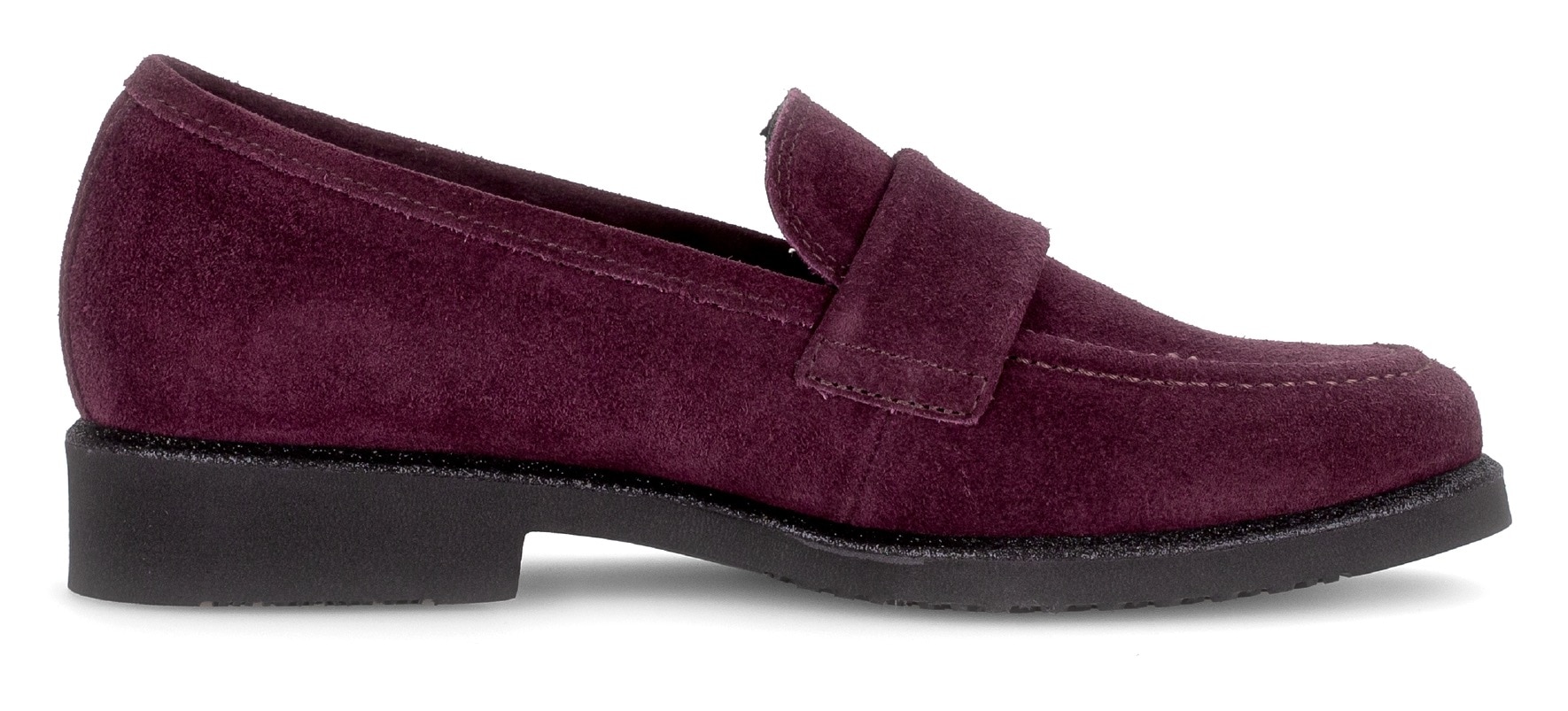 Gabor Loafer  talon bloc, slip-on, chaussure business avec paillettes sur le bord de la semelle