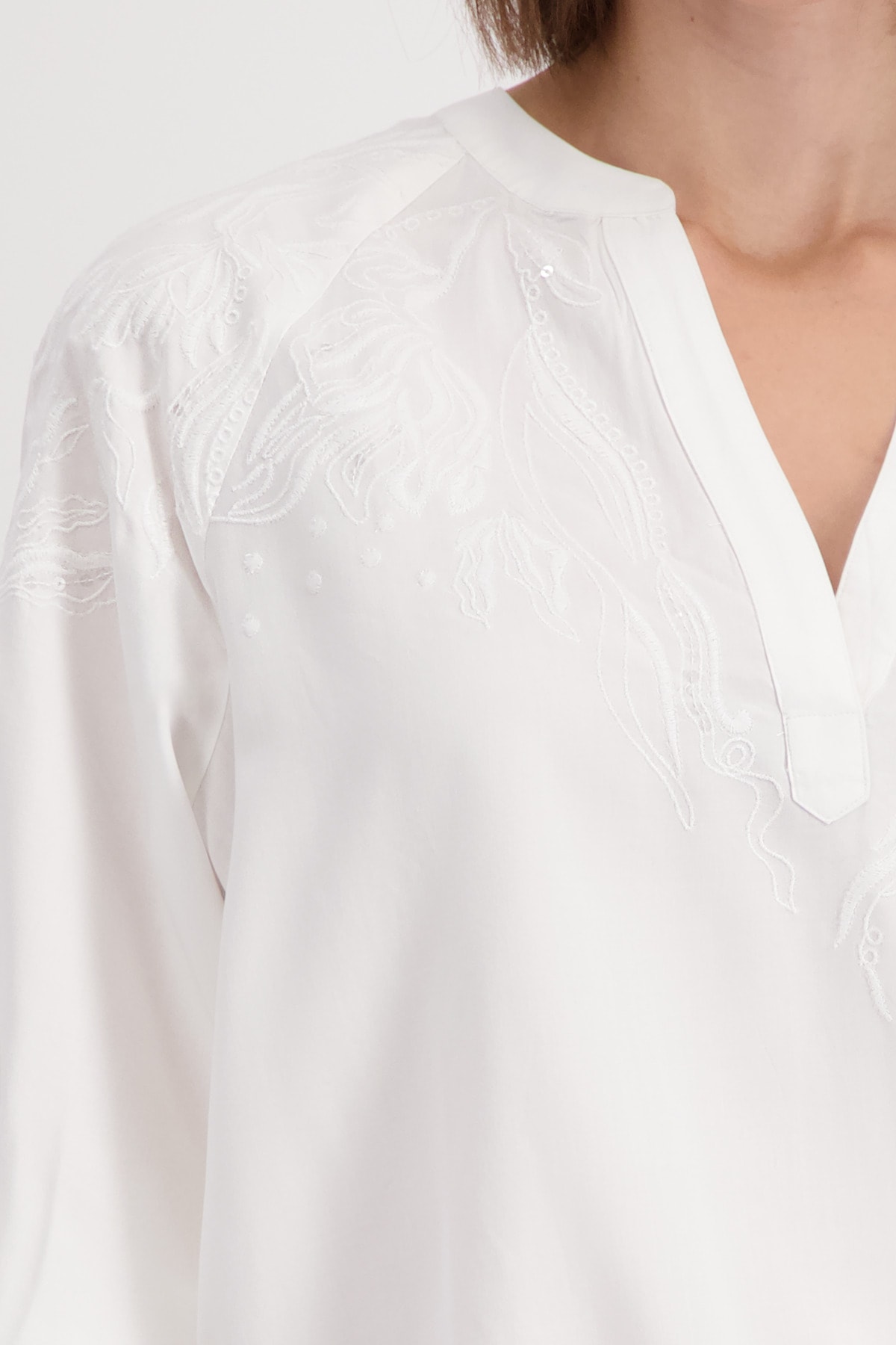 Monari Blouse à enfiler »Stickerei« Regular fit mit Stickerei