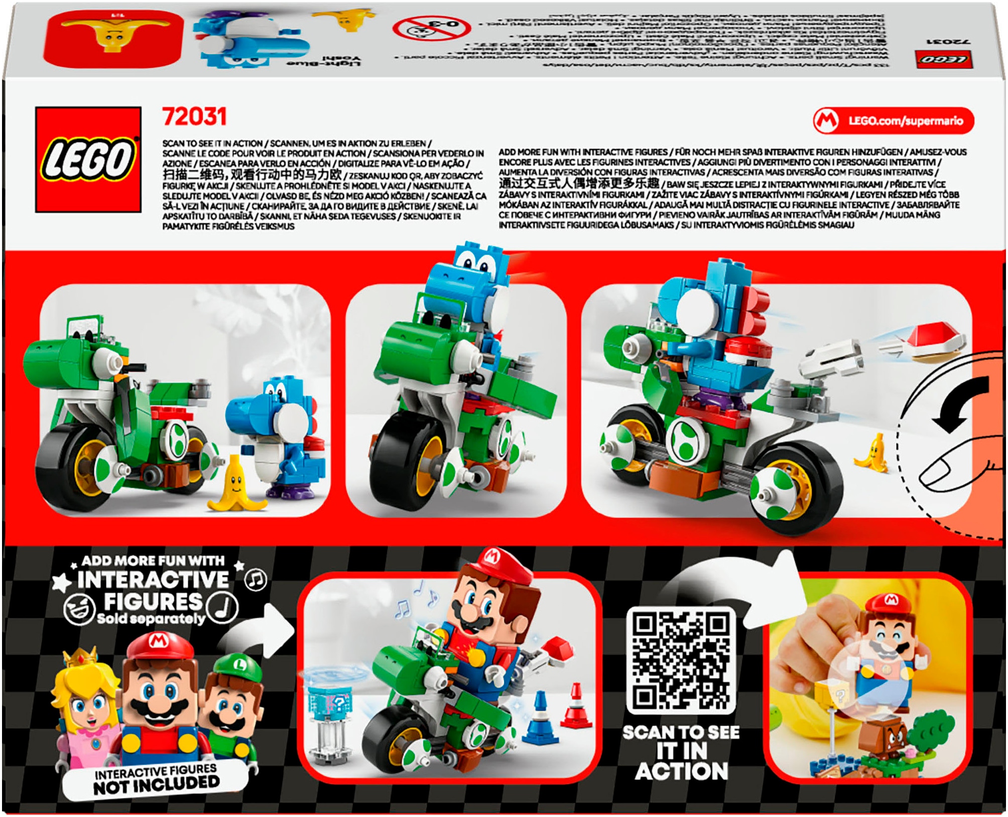 LEGO® Konstruktionsspielsteine »Mario Kart™ – Yoshi–Bike (72031), LEGO Super Mario« Made in Europe