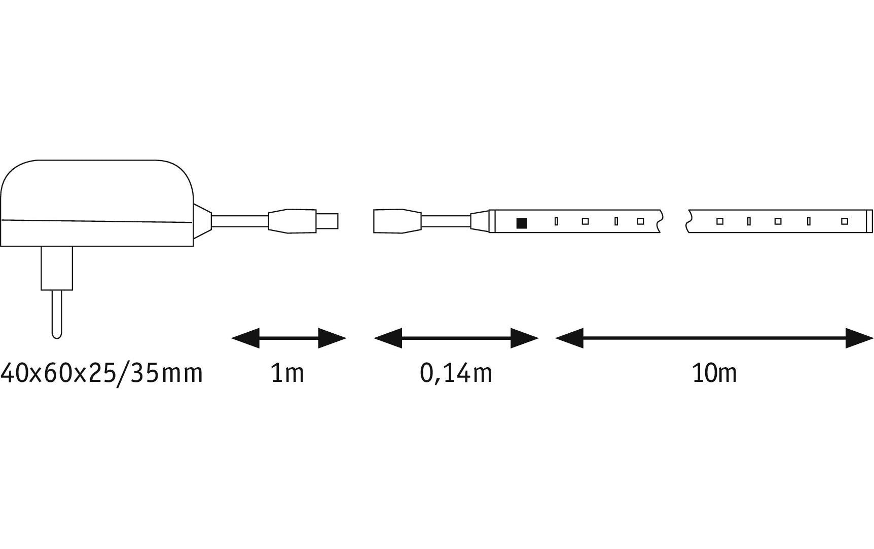 Paulmann LED-Streifen »SimpLED Motion« 300 Stk.-flammig