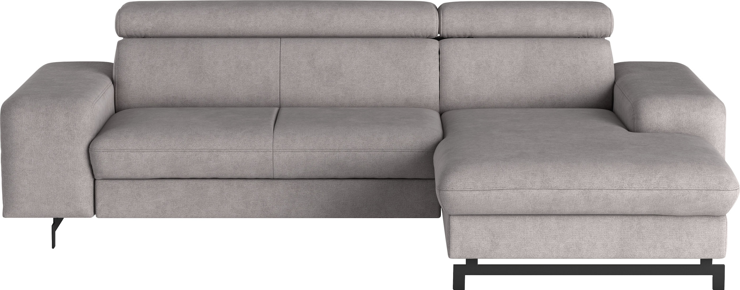 COTTA Ecksofa »Emma L-Form, B: 267 cm« mit Kopfteilverstellung, optional Bettfunktion & Bettkasten