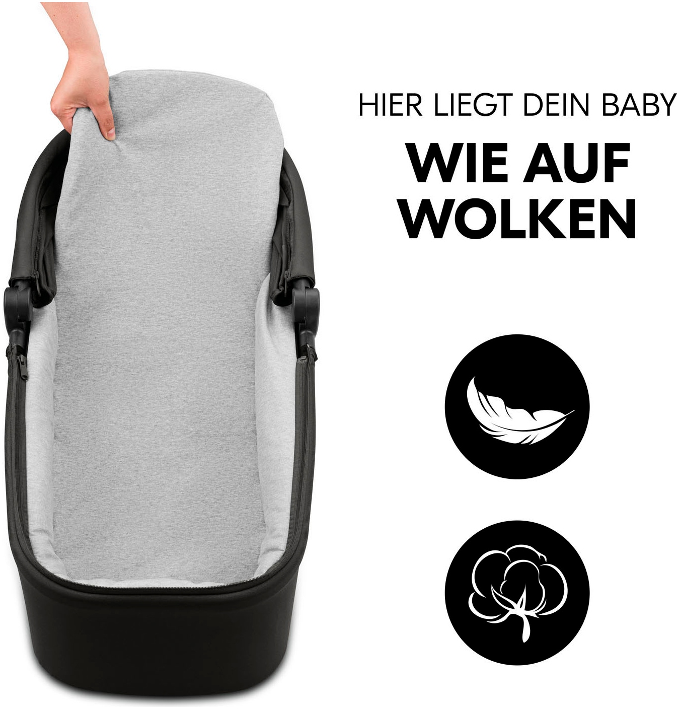 Hauck Kombi-Kinderwagen »Move N Care Set« 22 kg belastbar bis 22 kg