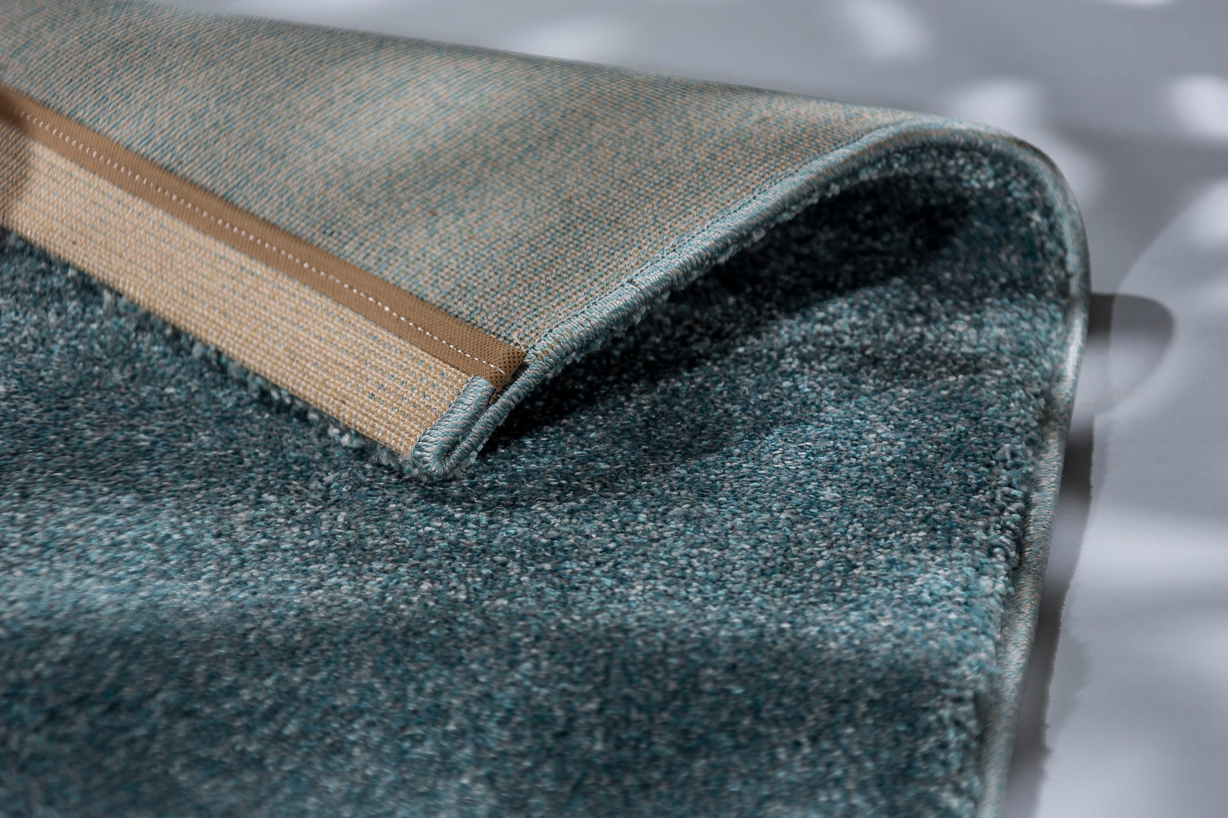 SCHÖNER WOHNEN-Kollektion Teppich »Pure 190« rechteckig 21 mm Höhe Wohnzimmer, Schlafzimmer, uni, leichter Glanz, robuster Kurzflor