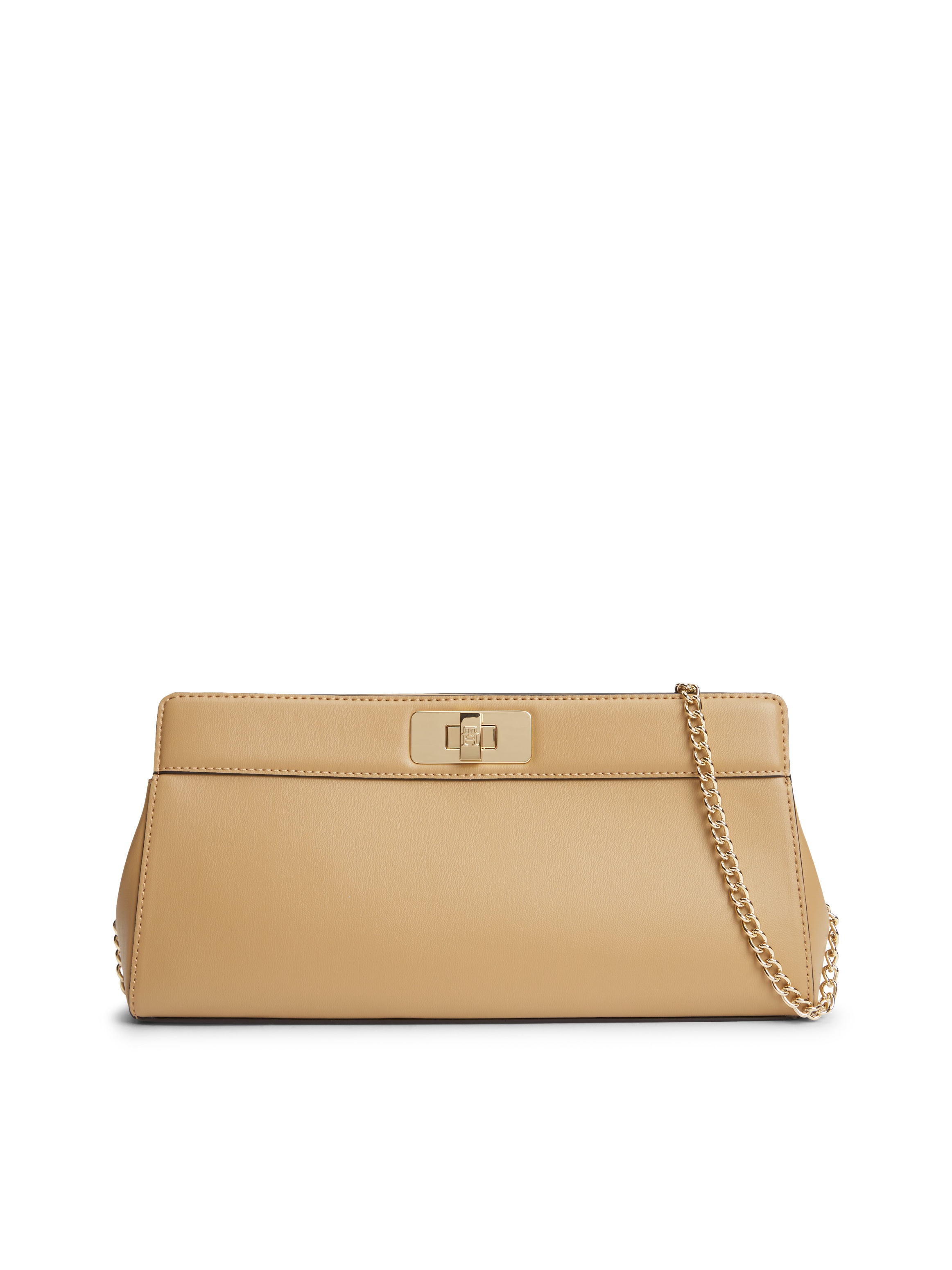 Tommy Hilfiger Pochette »TH MODERN CLUTCH« sac bandoulière femme, sac à main avec bandoulière dorée