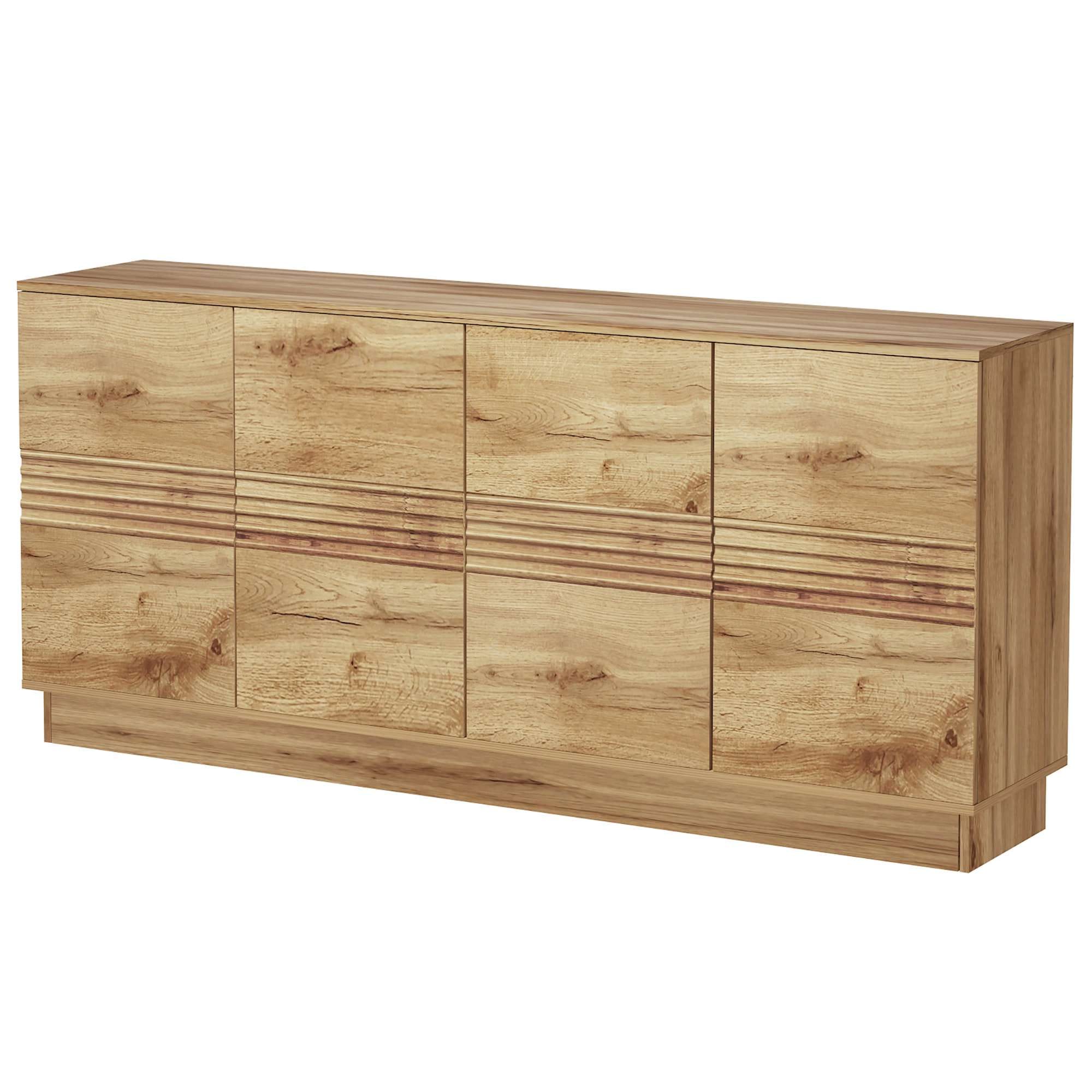 GOODproduct Sideboard »Angers« Kommode, Push-to-open, 4 Türen, Breite 180 cm