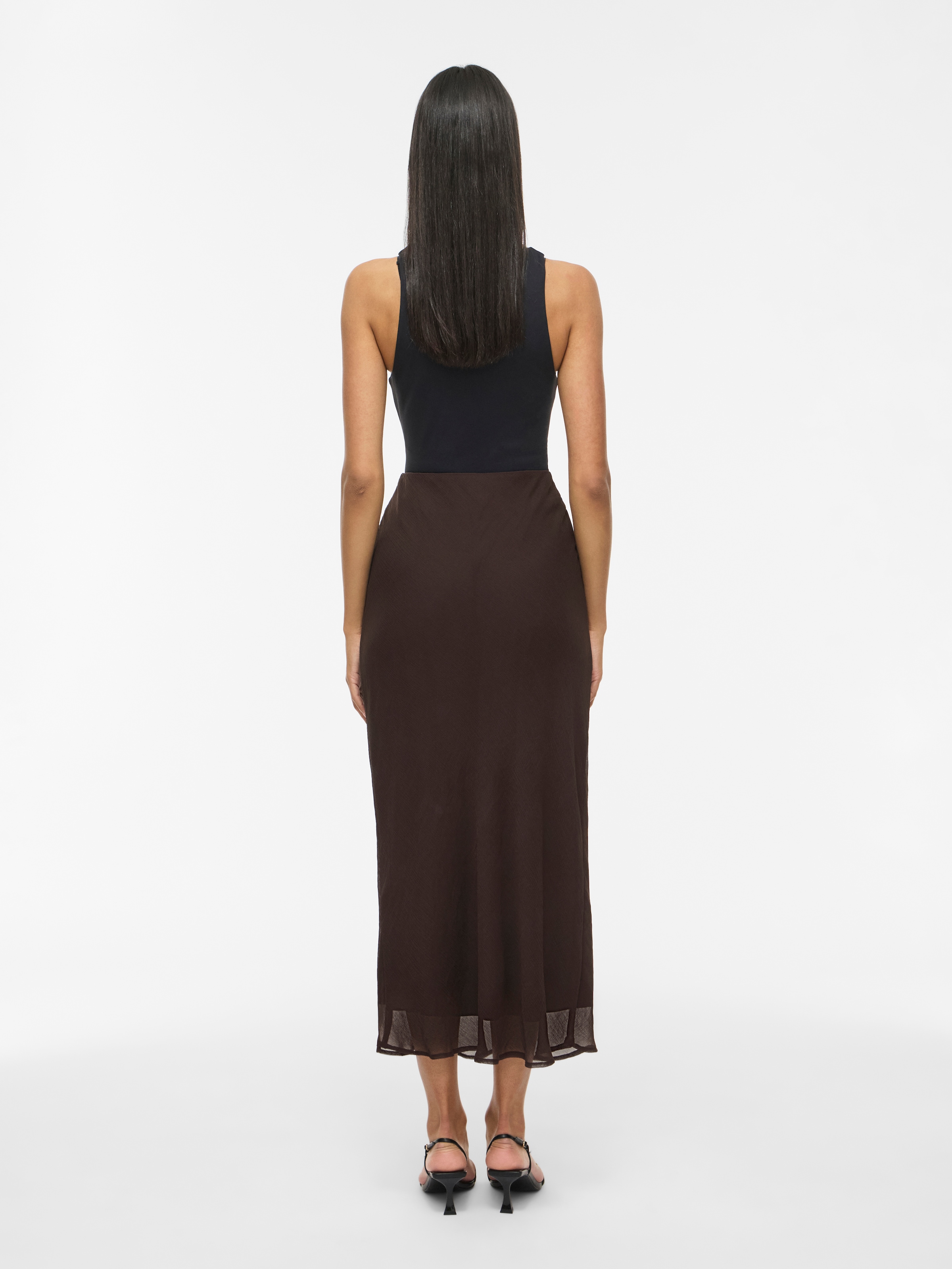 Vila Maxi jupe »VIFALIA HW ANKLE SKIRT - NOOS« en polyester, taille haute, facile d'entretien