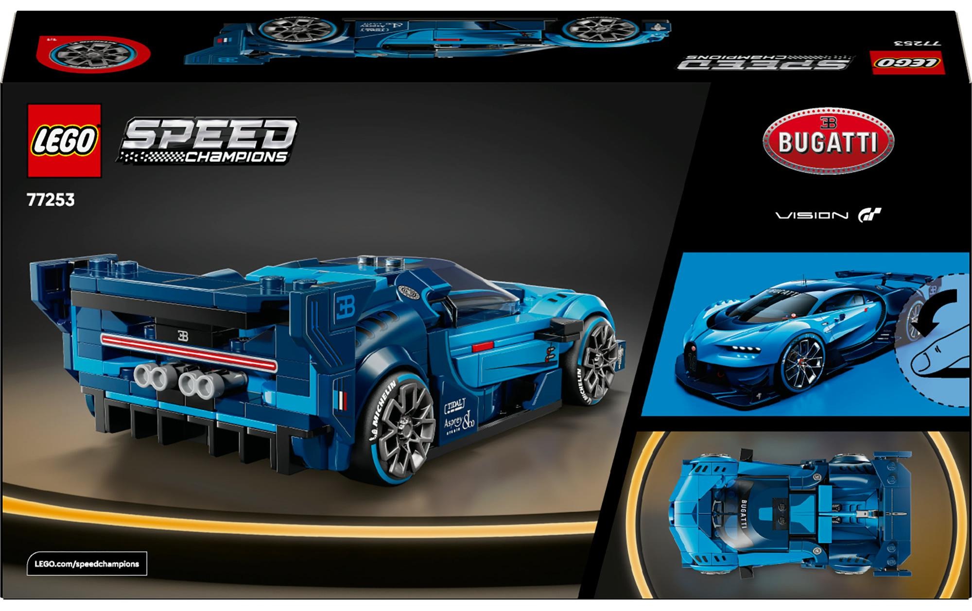   Pions de construction »Speed Champions Bugatti Vision GT Hypersportwagen 77253« Kategorie: Fahrzeug