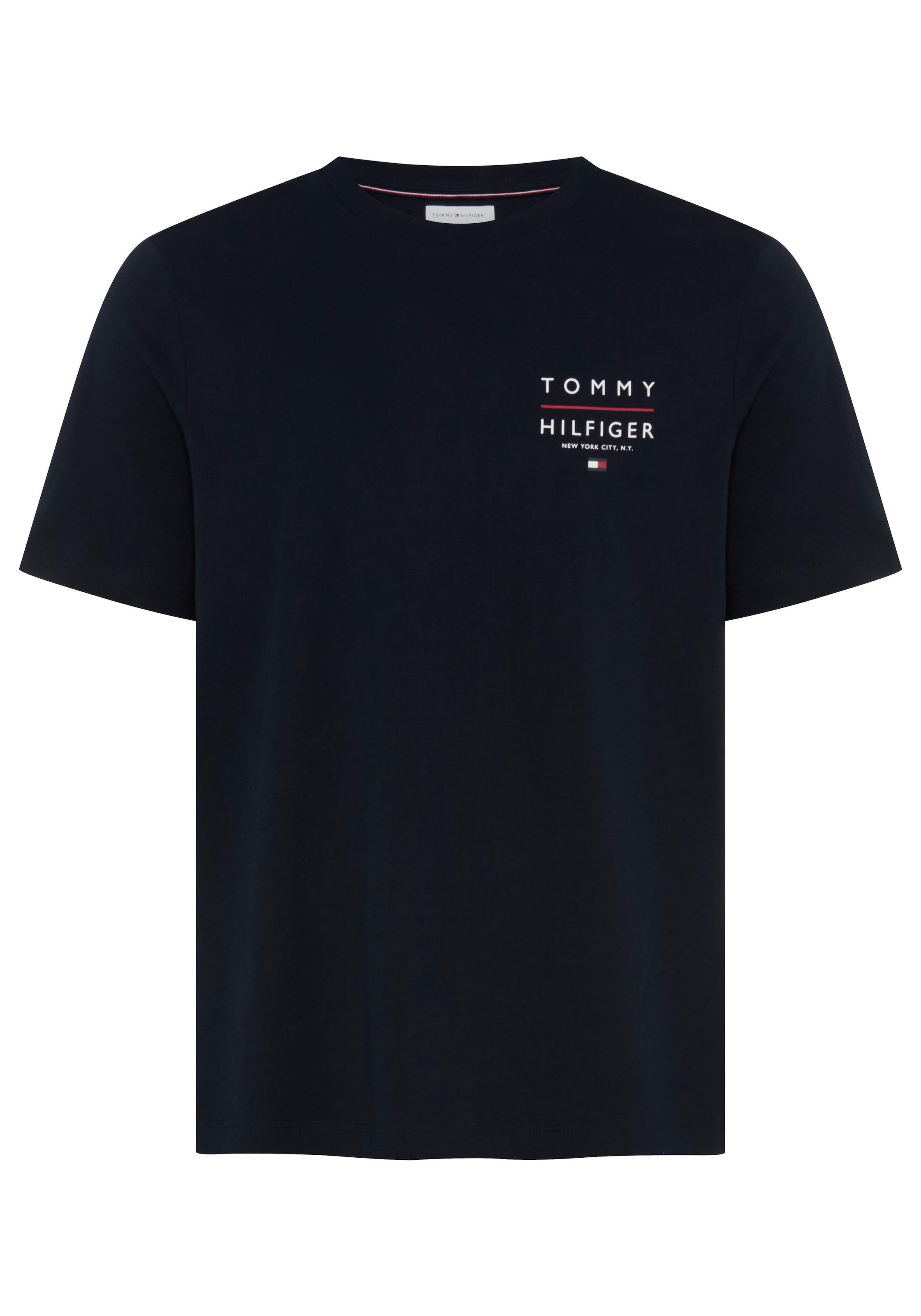 Tommy Hilfiger T-shirt »BRAND LOVE LEFT CHEST RWB TEE« coupe régulière, col rond