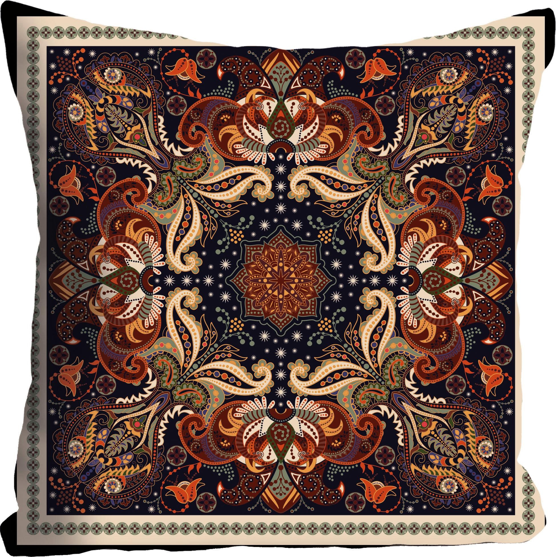 queence Dekokissen »»Ornament«,« Kissenhülle ohne Füllung, 1 Stück