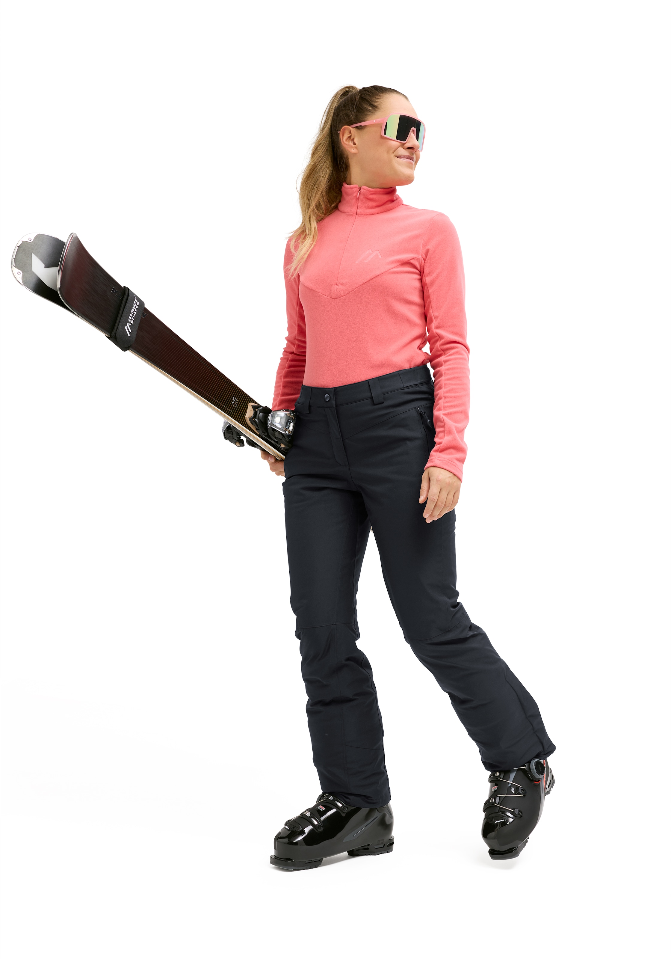 Maier Sports Pantalon de ski »Ronka«  pantalon de neige femme, coupe-vent et imperméable, 2 poches zippées, coupe régulière