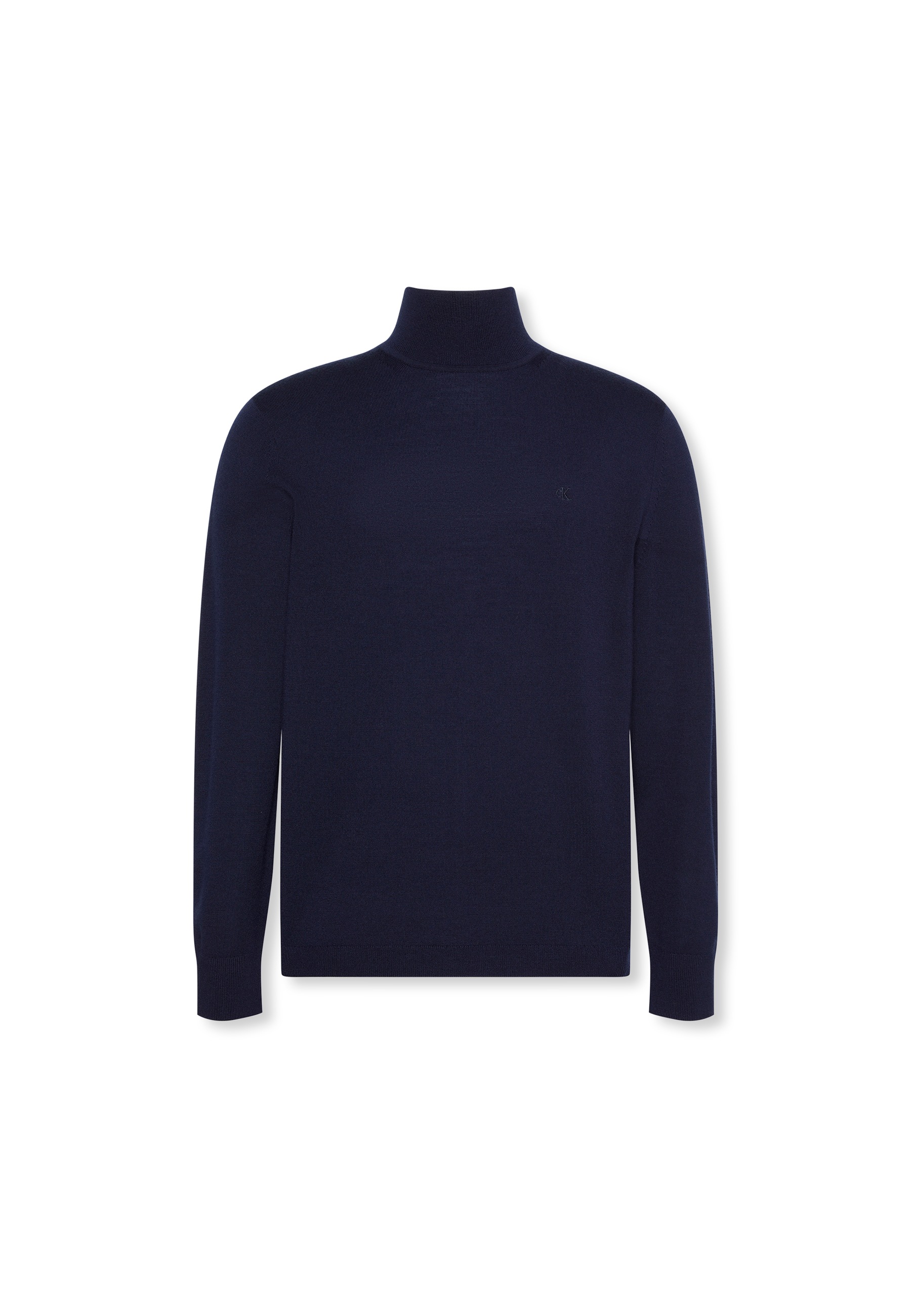 Calvin Klein Pull à col montant »LS MERINO MOCK NECK SWTR 14GG« Mit Rundhalsausschnitt, regular fit