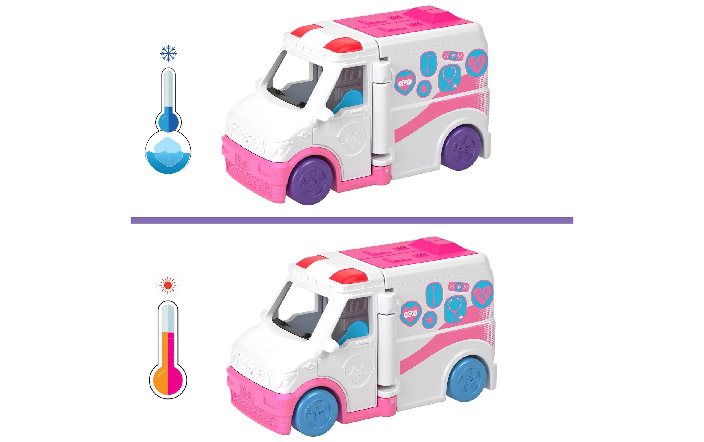 Barbie Anziehpuppe »Mini BarbieLand Krankenwagen mit Puppe«