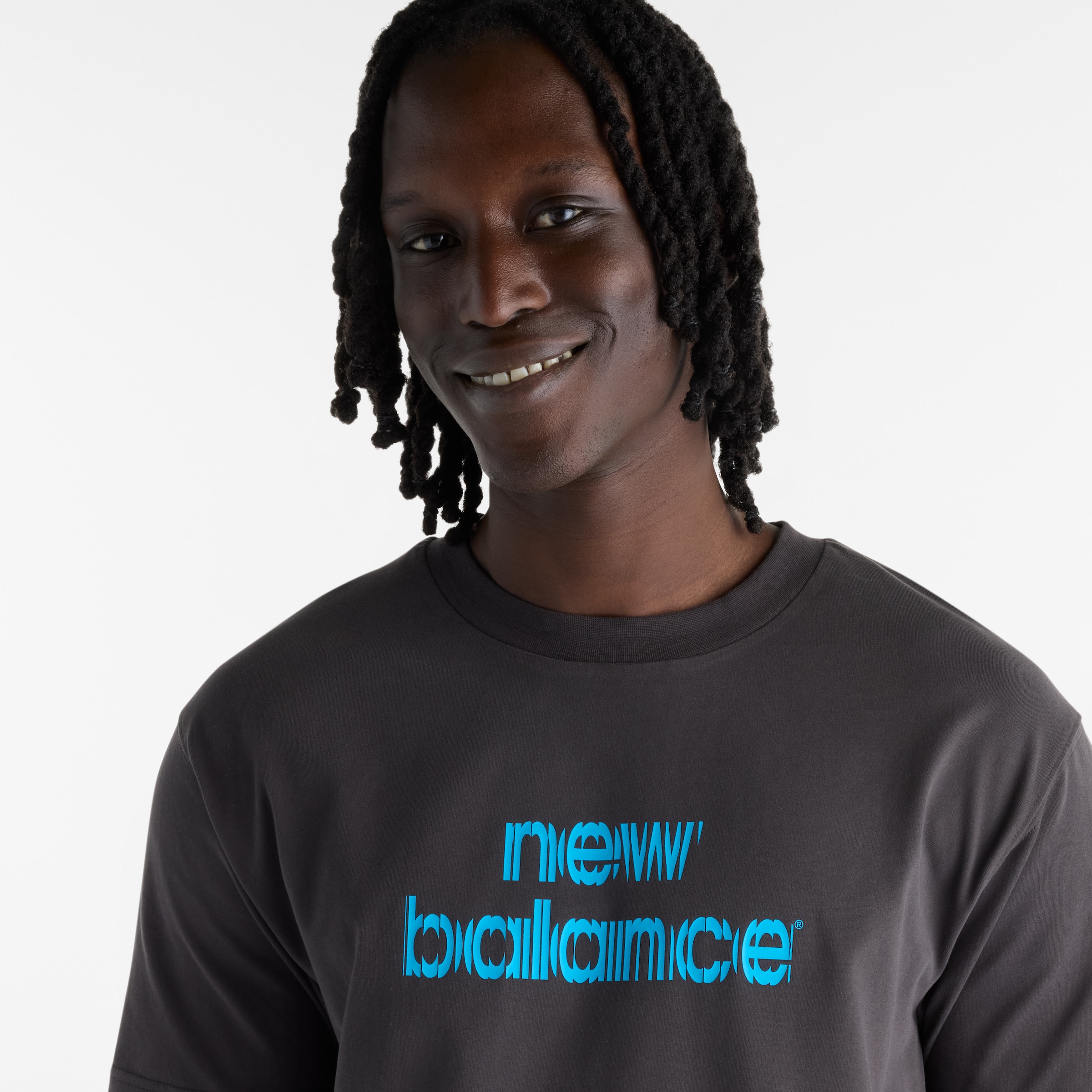 New Balance T-shirt »NOCTURNAL RUN ENERGY PERFORMANCE T-SHIRT« aus Baumwolle und Elasthan, in den Grössen S bis XXL