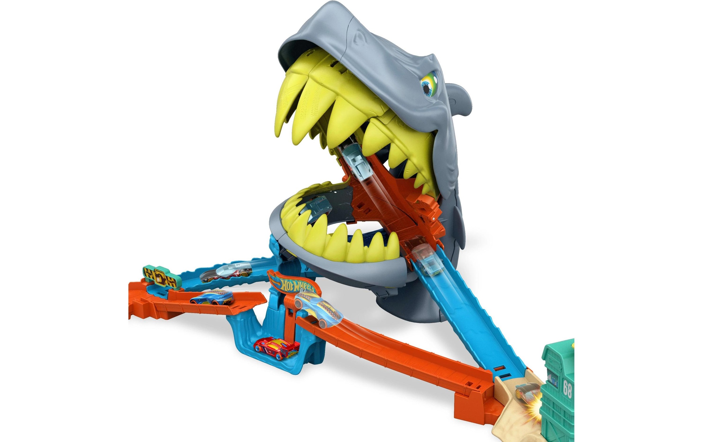 Hot Wheels Autorennbahn »Hot Wheels City Shark Beach«