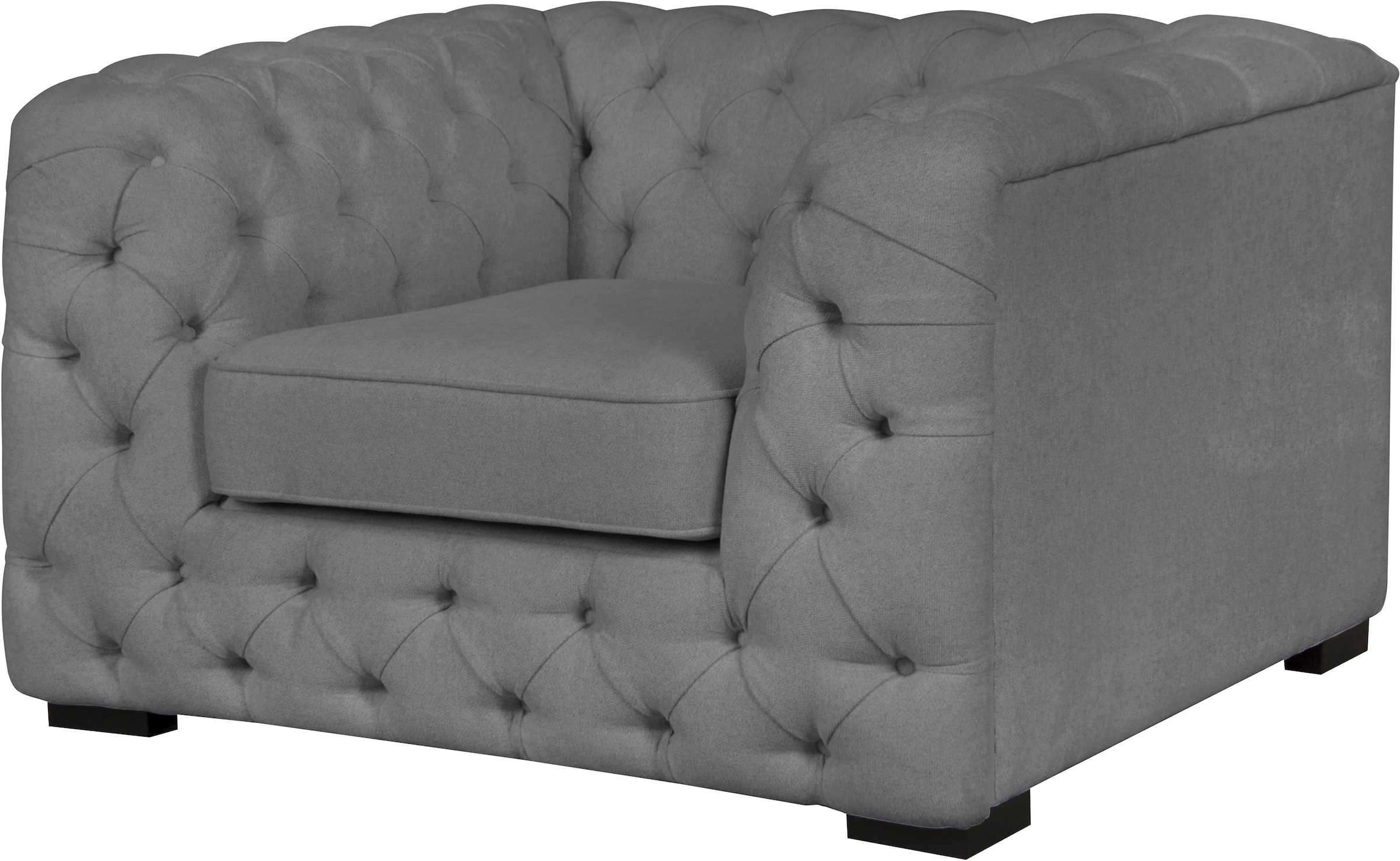 Home affaire Fauteuil Chesterfield »Kalina Sessel« mit klassischer Chesterfield-Knopfheftung, sehr hochwertige Qualität