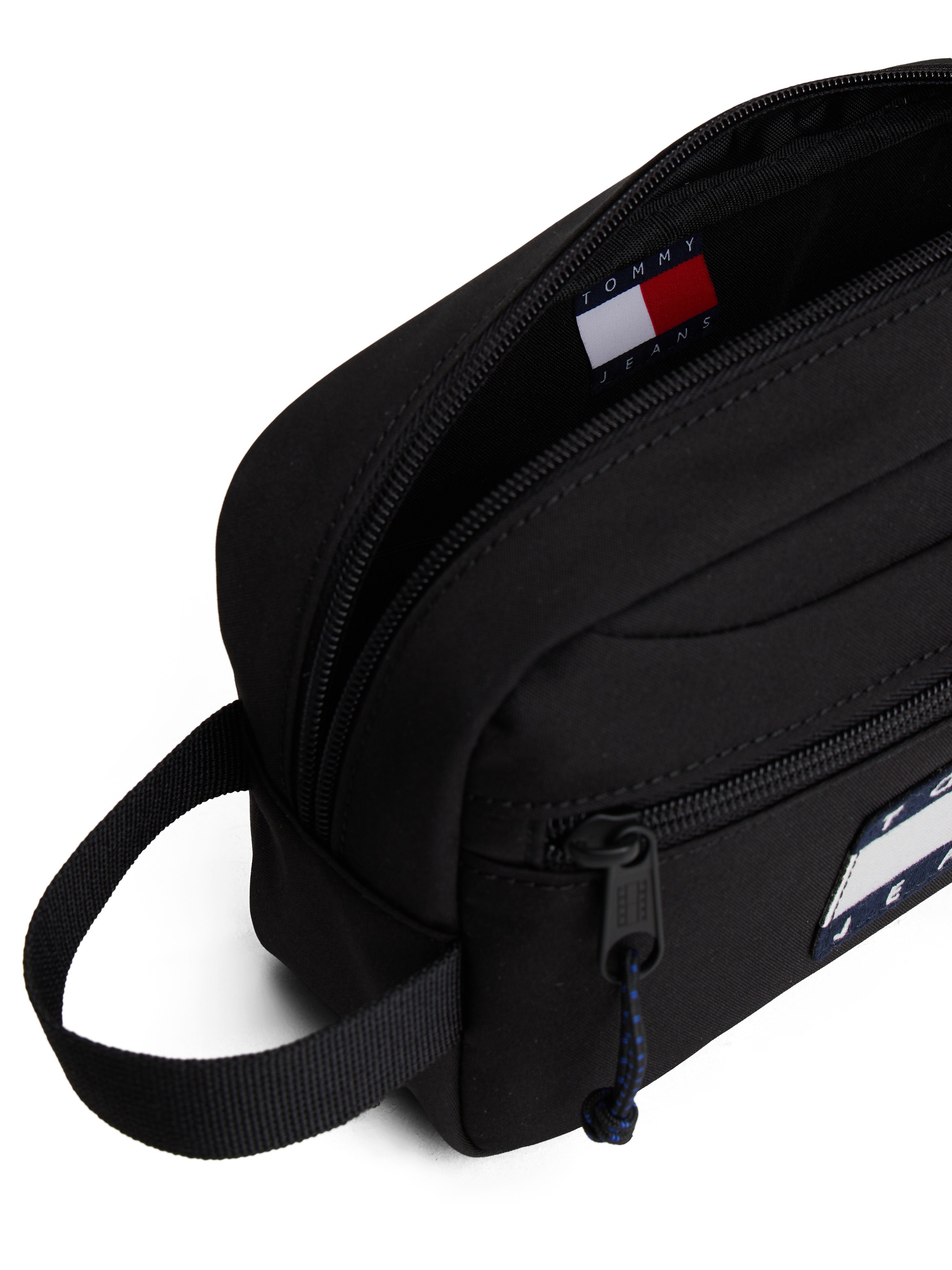 Tommy Jeans Kulturbeutel »TJM ARCHIVE WASHBAG« , Unisex Minibag, Kosmetiktasche mit Tommy Jeans Logoaufnäher
