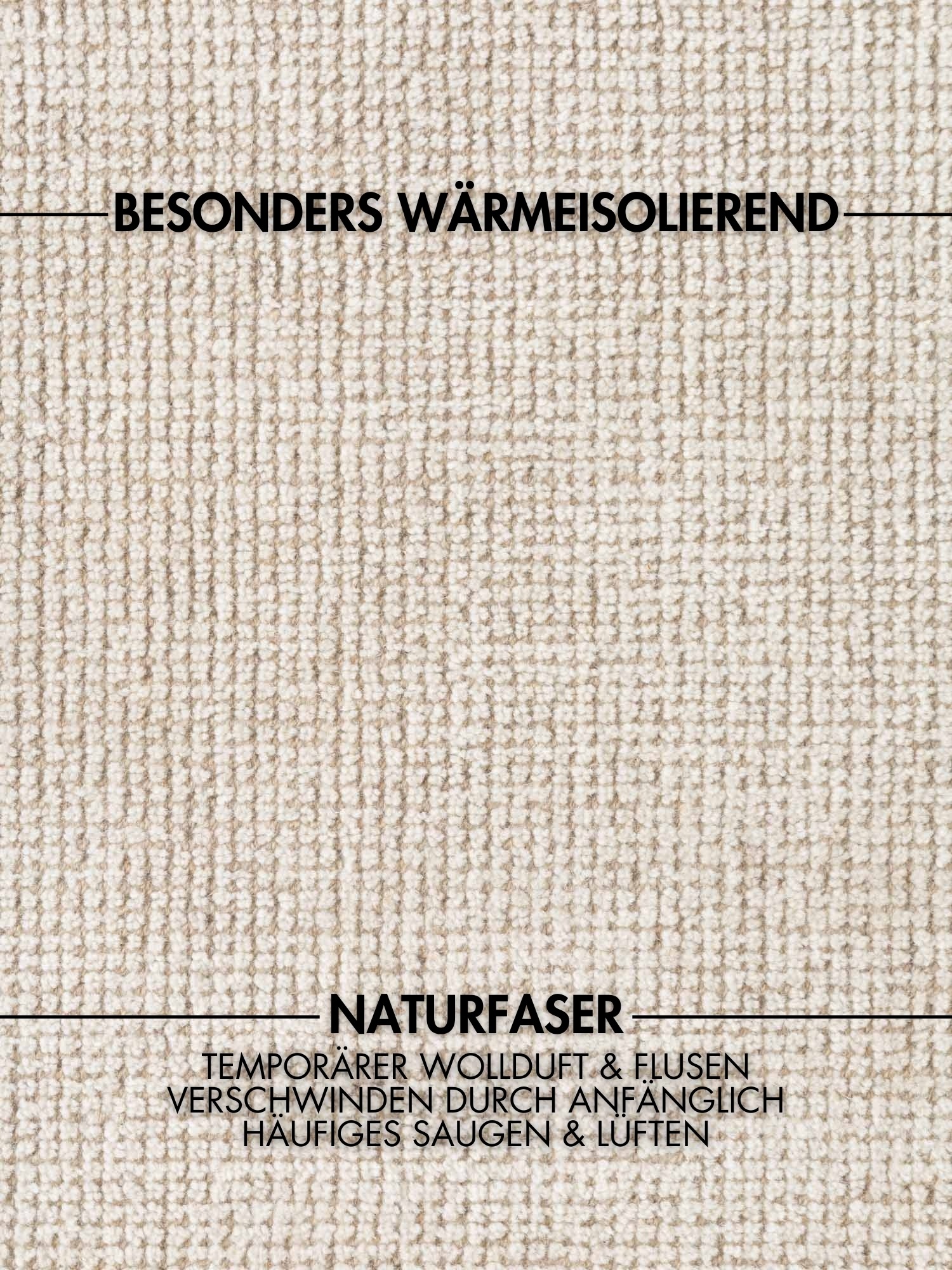 Ted Baker Tapis en laine »Croom , auch in rund« Rectangulaire 10 mm Höhe Wolle, Natur, Handgewebt, Wohnzimmer, Schlafzimmer, Modern, Skandi
