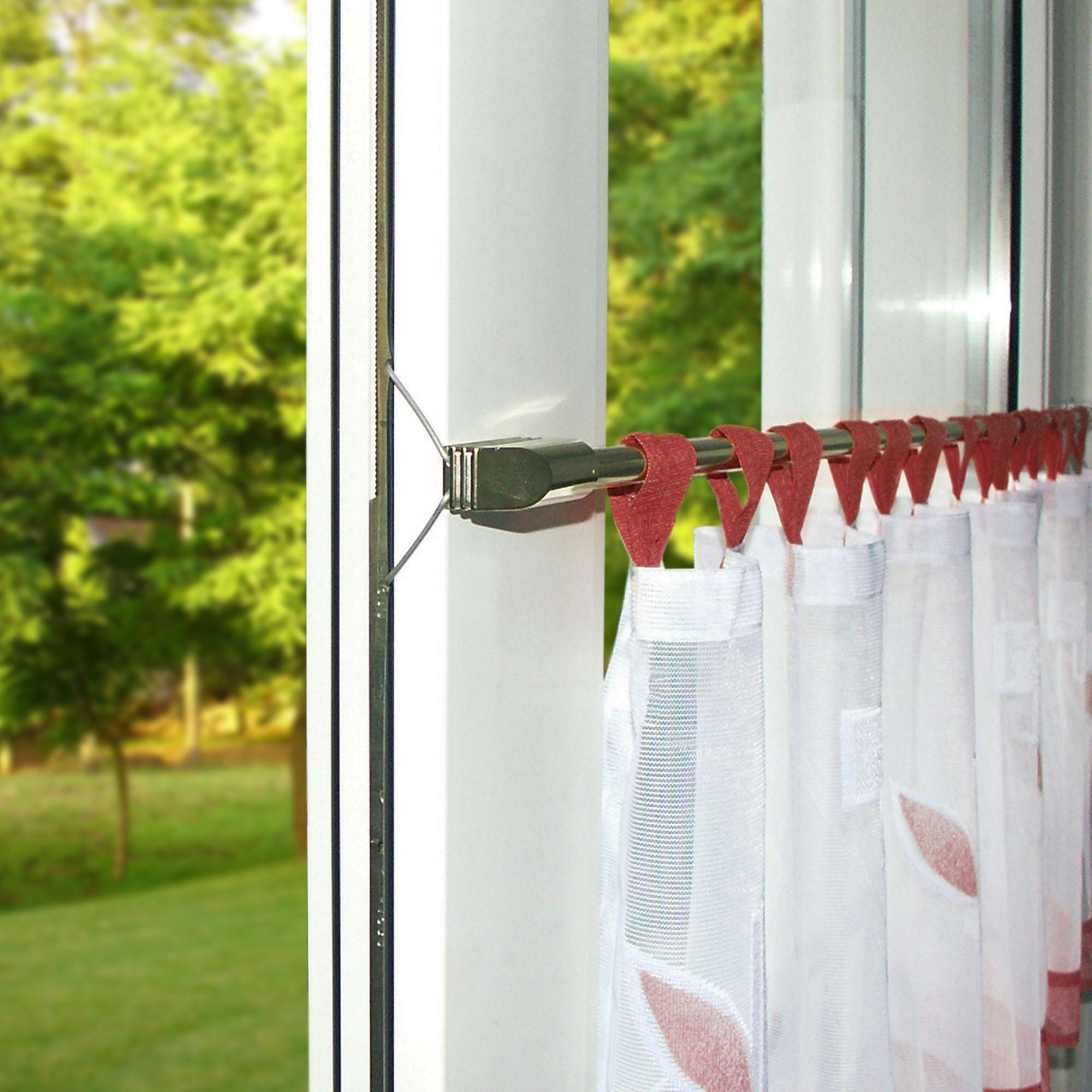 Liedeco Barre à disques Ø 12 mm 1 läufig-läufig ausziehbar