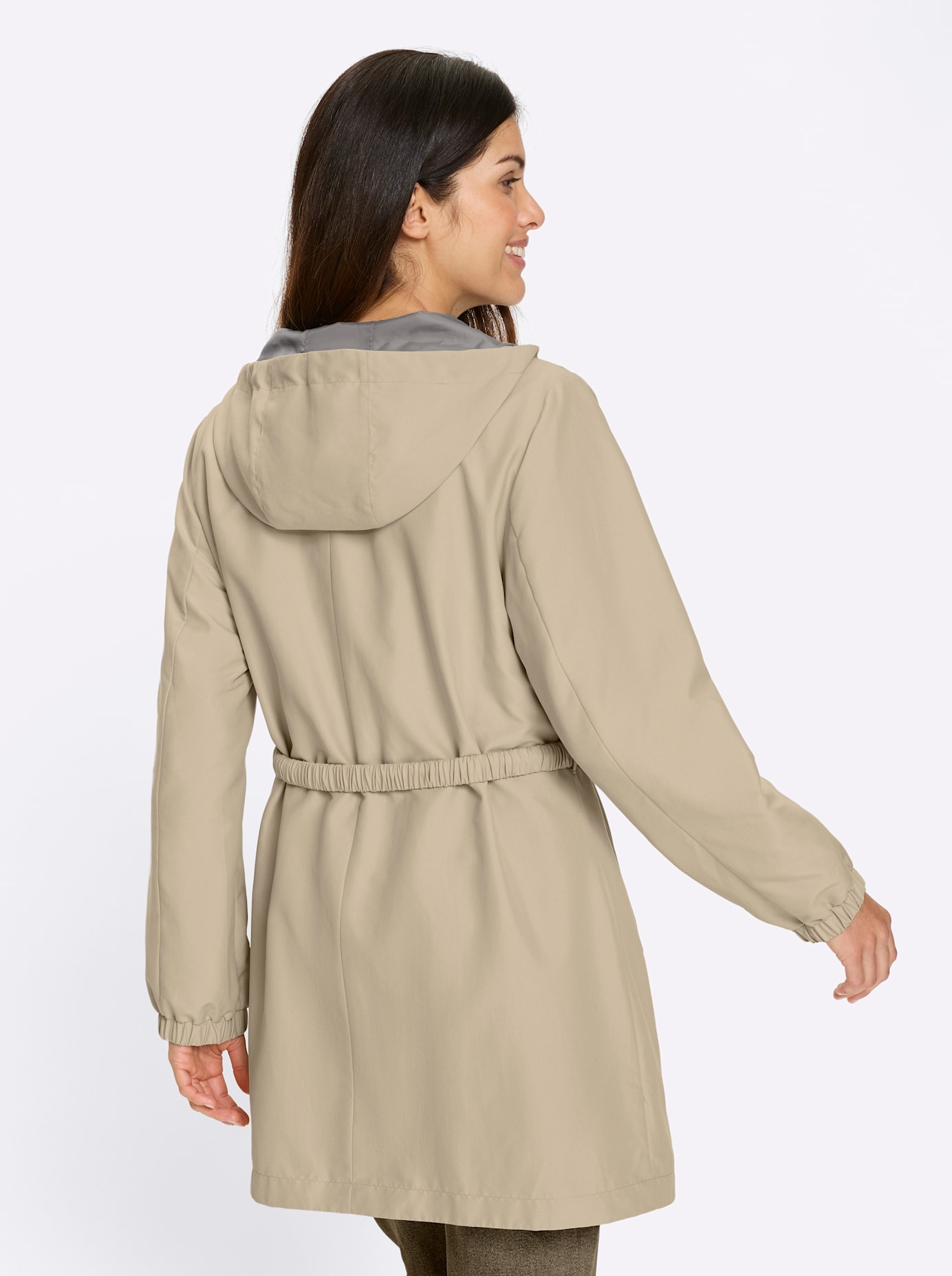 Classic Basics Veste longue mit Kapuze