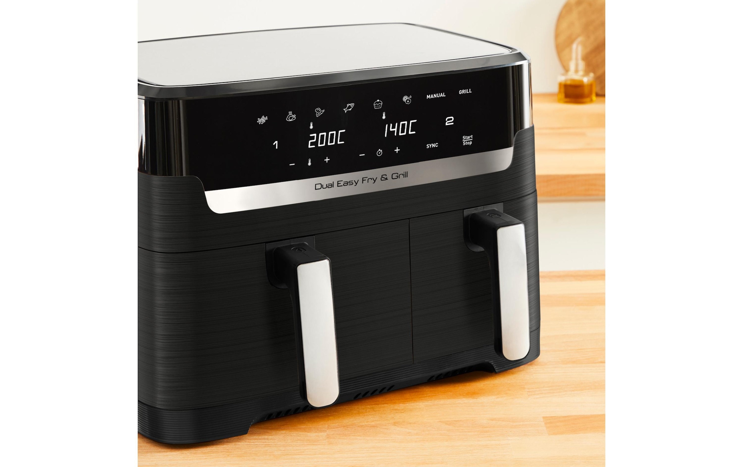 Tefal Heissluftfritteuse »Dual Easy Fry & Grill EY905N« 2280 W