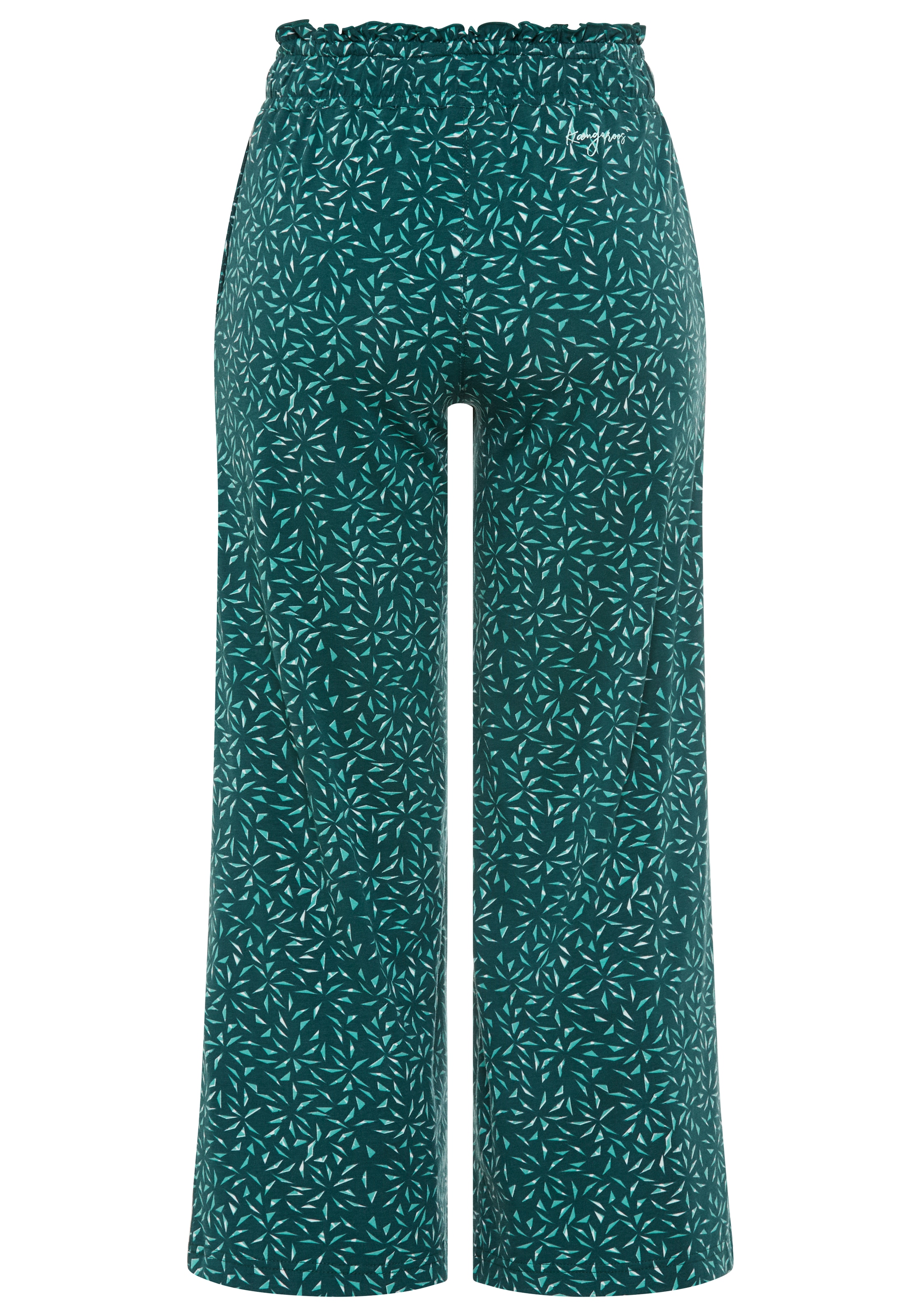 KangaROOS Jupe-culotte  weite Jerseyhose, mit Eingrifftaschen, mit Bindeband am Bund