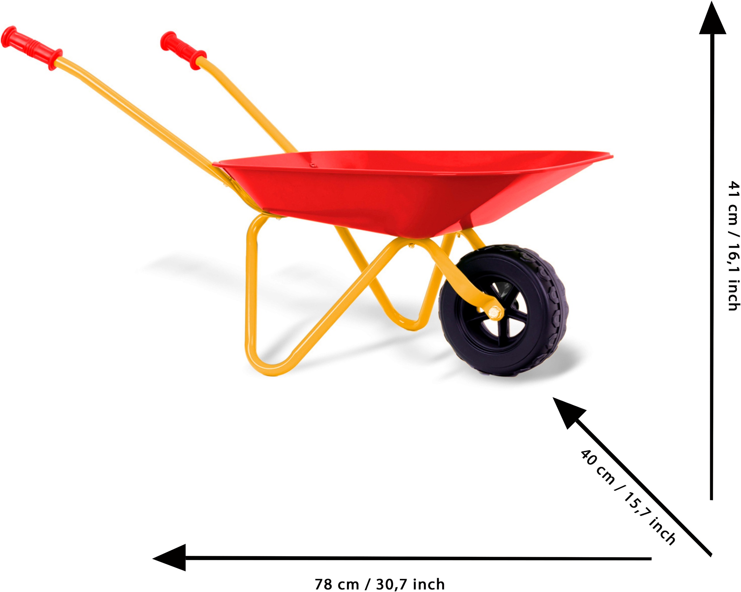 Klein Brouette »Metallschubkarre mit Zubehör« für Kinder, aus Metall