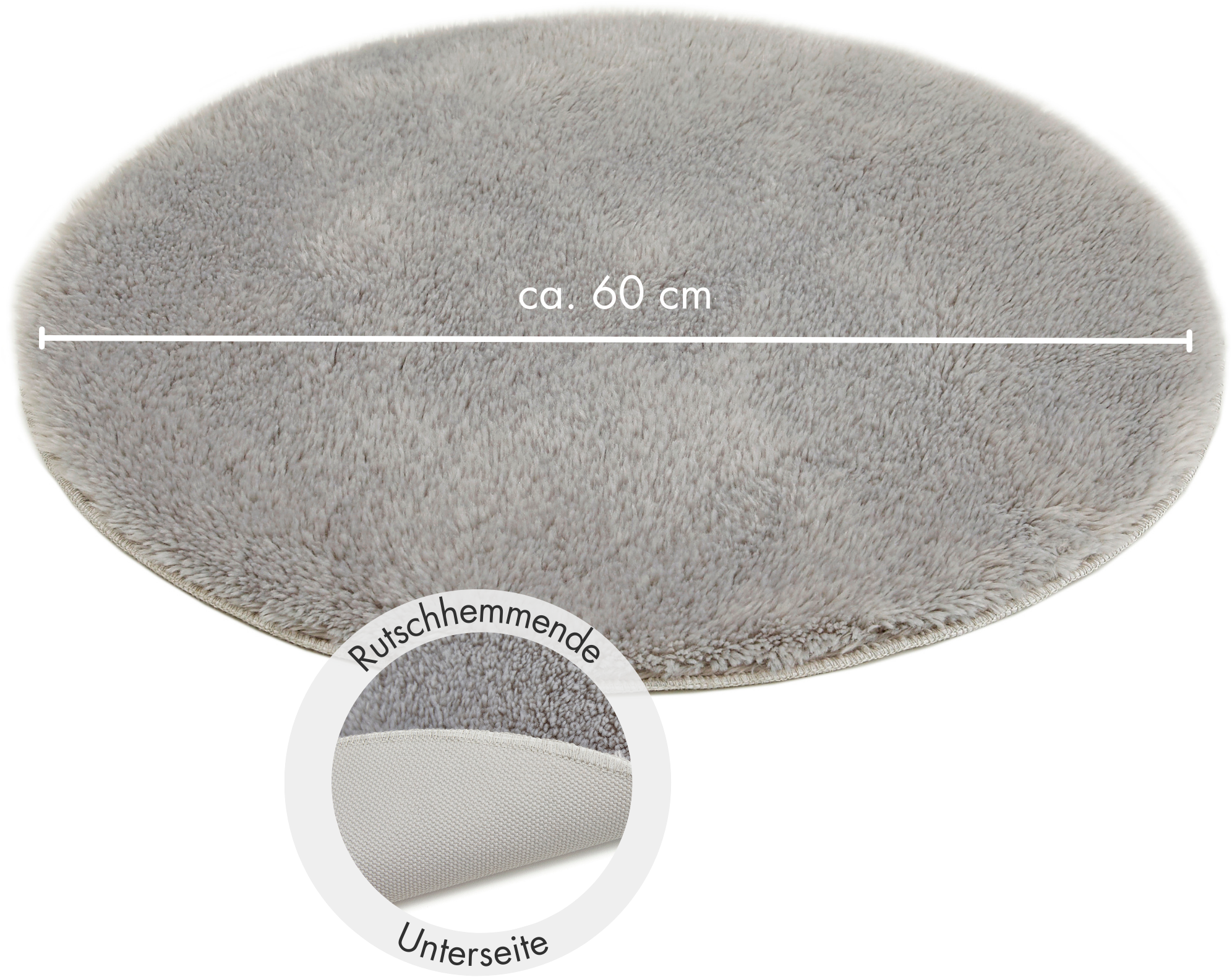 Andiamo Tapis de bain »Florida« Höhe 23 mm Uni Farben, besonders weich, auch als 2er Set erhältlich