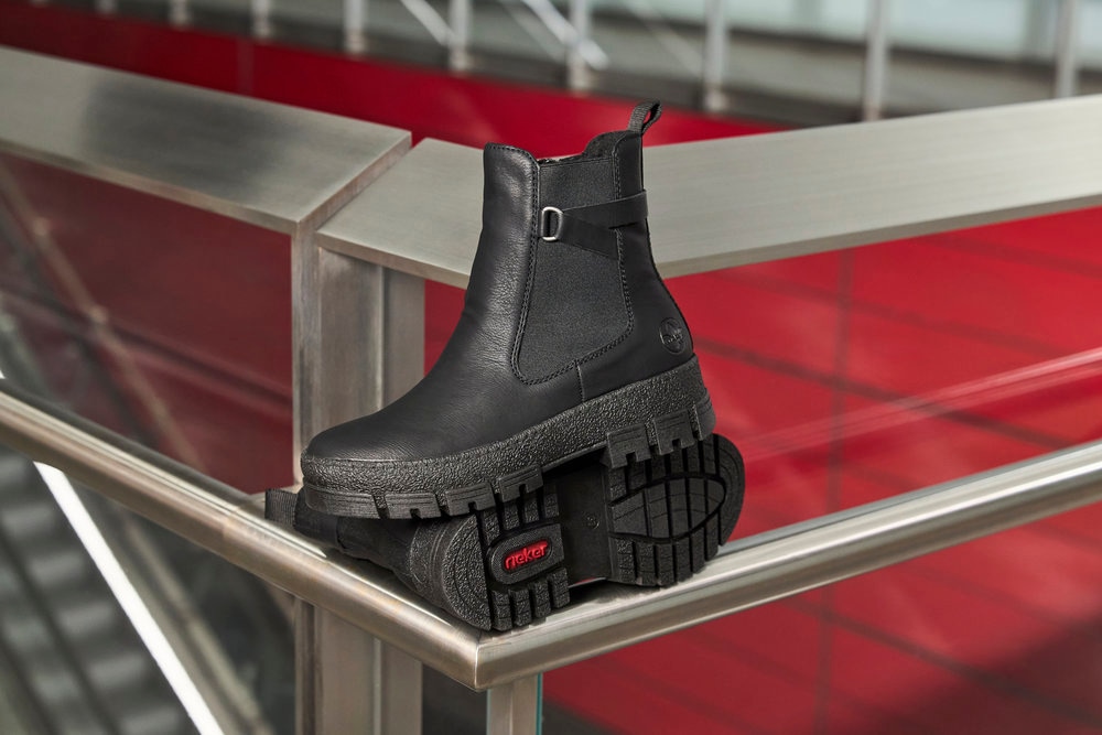 Rieker Bottes d'hiver  chelsea boots, bottines à plateforme, bottines classiques avec doublure chaude