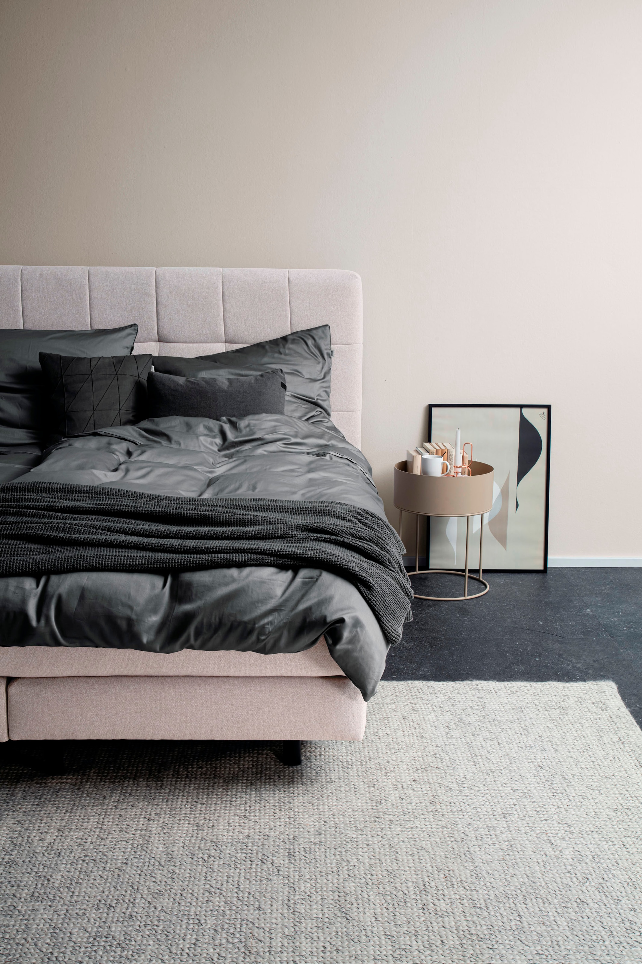 SCHÖNER WOHNEN-Kollektion Linge de lit »Pure« 2 cuis Bettwäsche aus Baumwolle in Satin-Qualität, unifarbene Bettwäsche