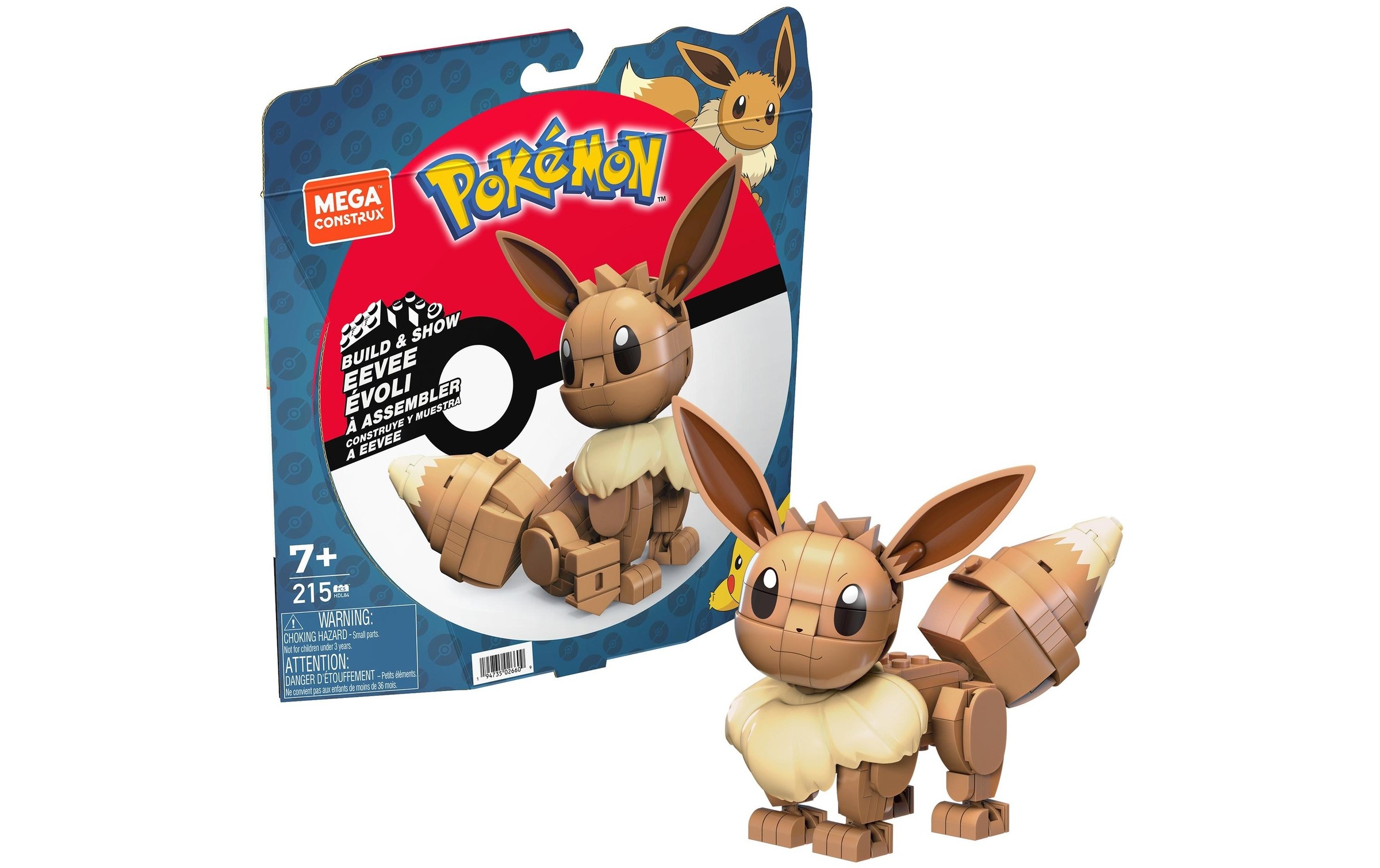 MEGA Konstruktionsspielsteine »Construx Pokémon Build & Show Eevee«