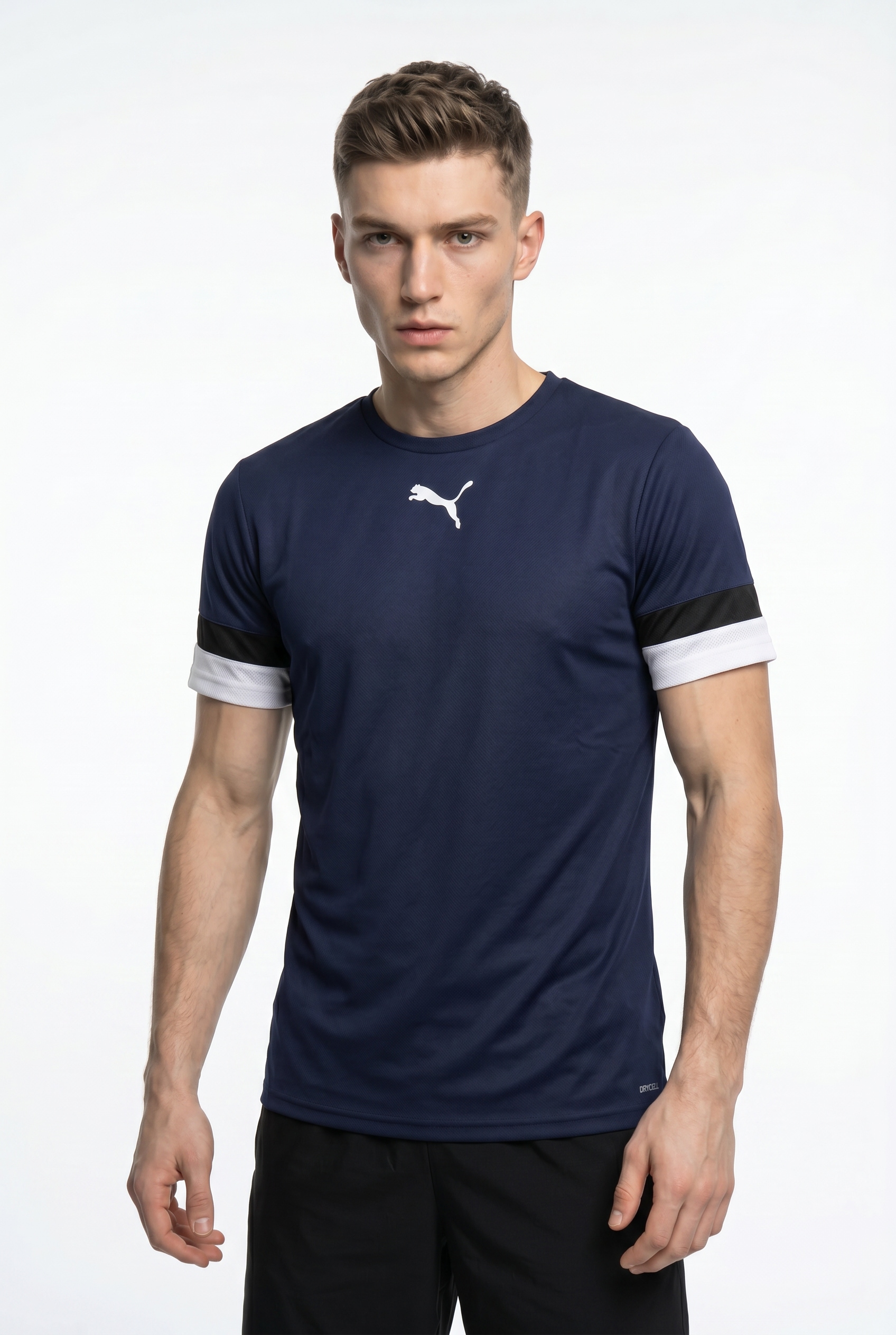 PUMA Maillot de foot »TEAMRISE JERSEY« Regular Fit, mit Rundhalsausschnitt, mit Mesh-Details an den Ärmeln