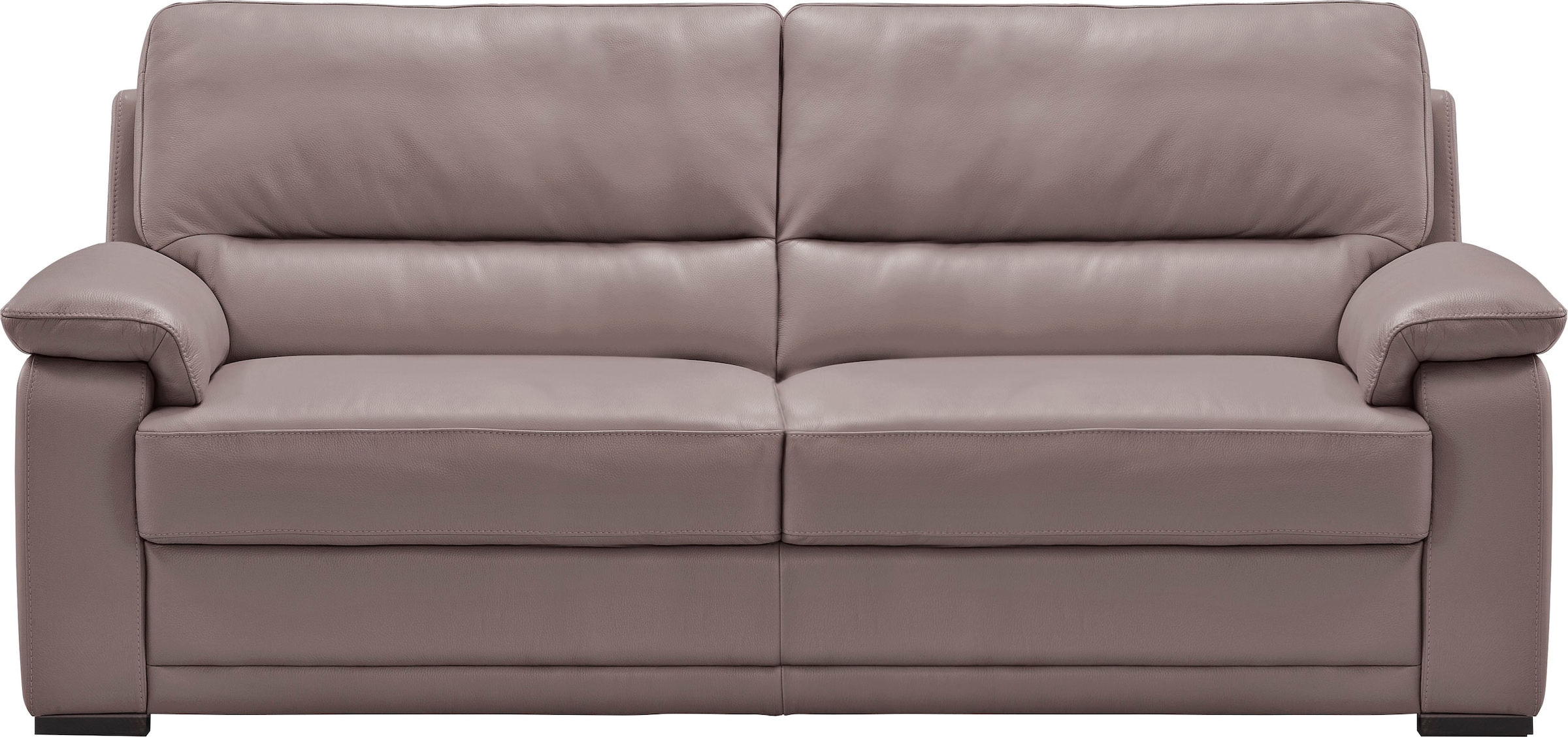 Egoitaliano 2,5-places »Doris, modernes Designersofa, Ledersofa mit erstklassiger Sitzqualität« edle Detailverarbeitung, perfekte Polsterung, aus hochwertigem Leder