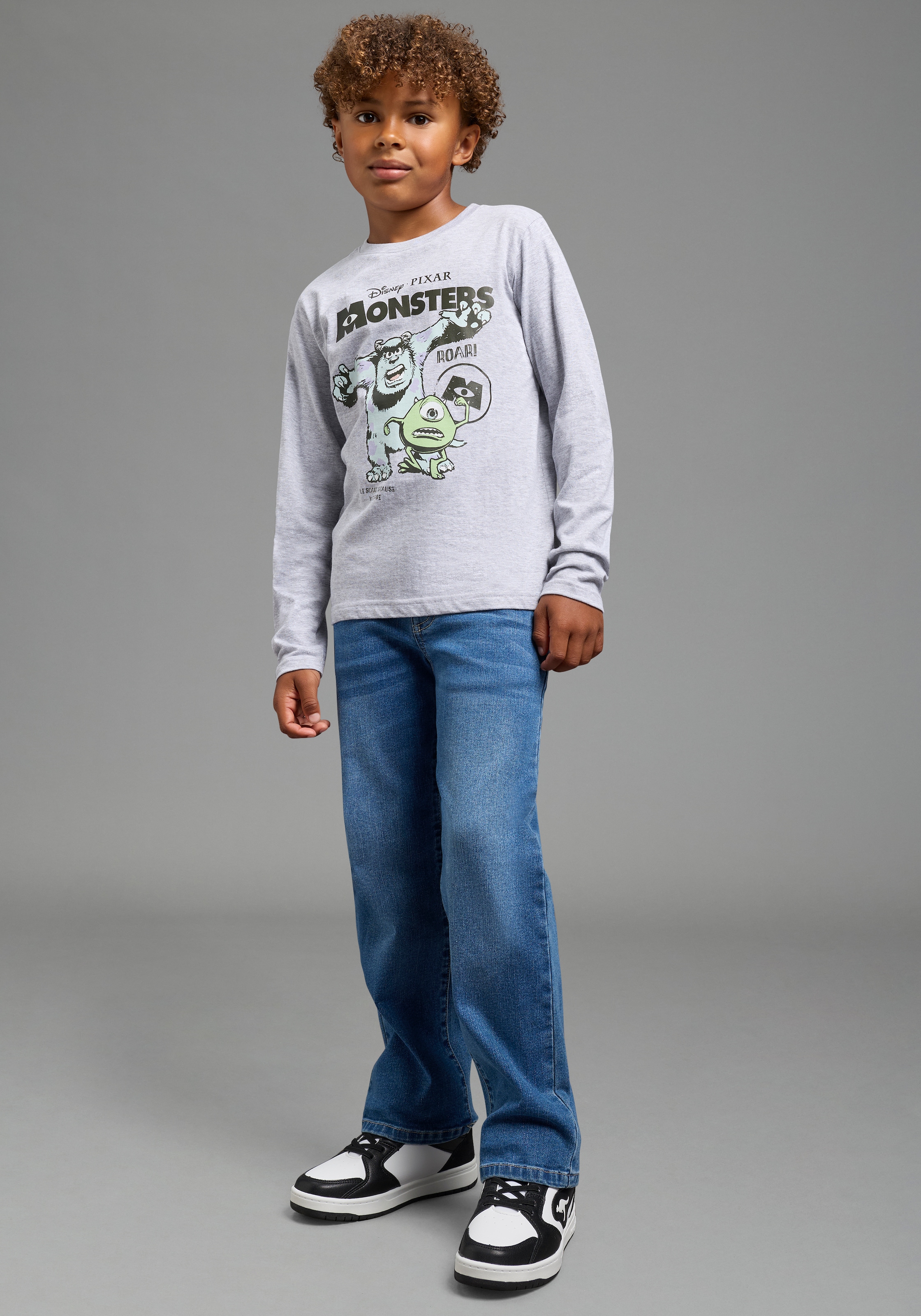 KIDSWORLD T-shirt à manches longues »MONSTERS Shirt, Disney« T-shirt Disney, coupe basique, manches longues, avec impression tendance