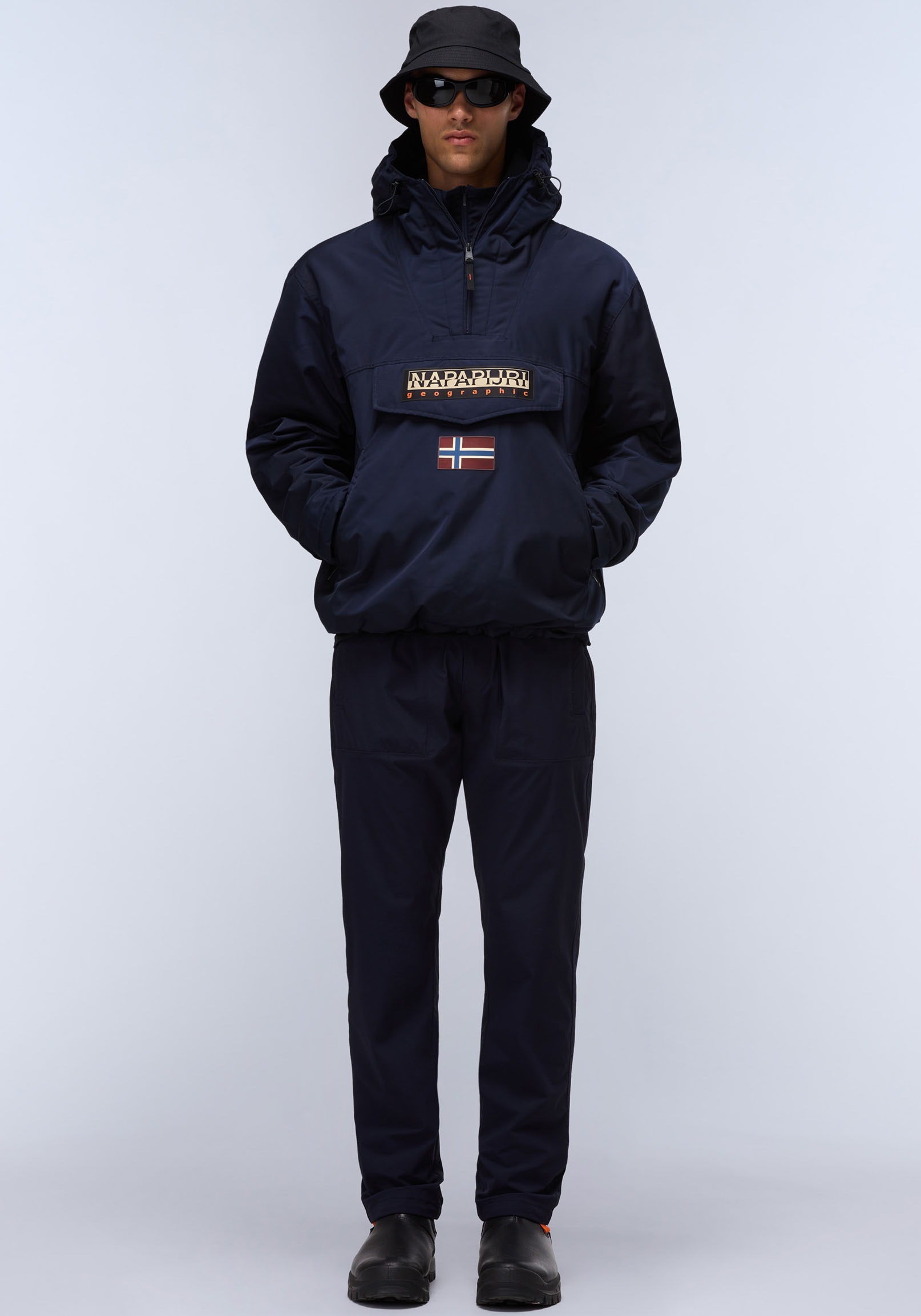 Napapijri Anorak »RAINFOREST« mit Kapuze regular fit, mit seitlichen Reissverschluss, Belüftungsösen,