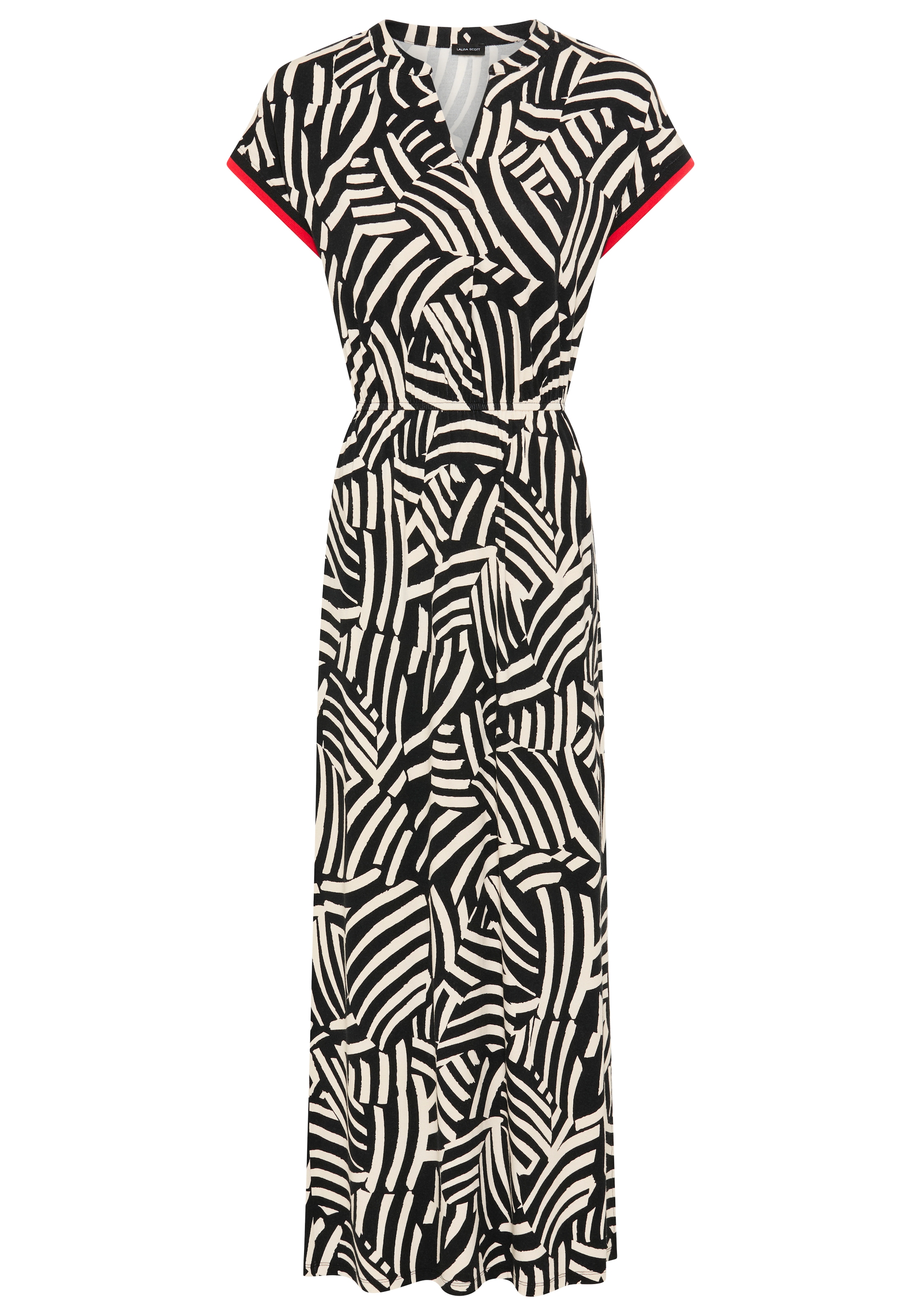 Laura Scott Robe midi gemustertes Design, für Casualmode und Sommermode