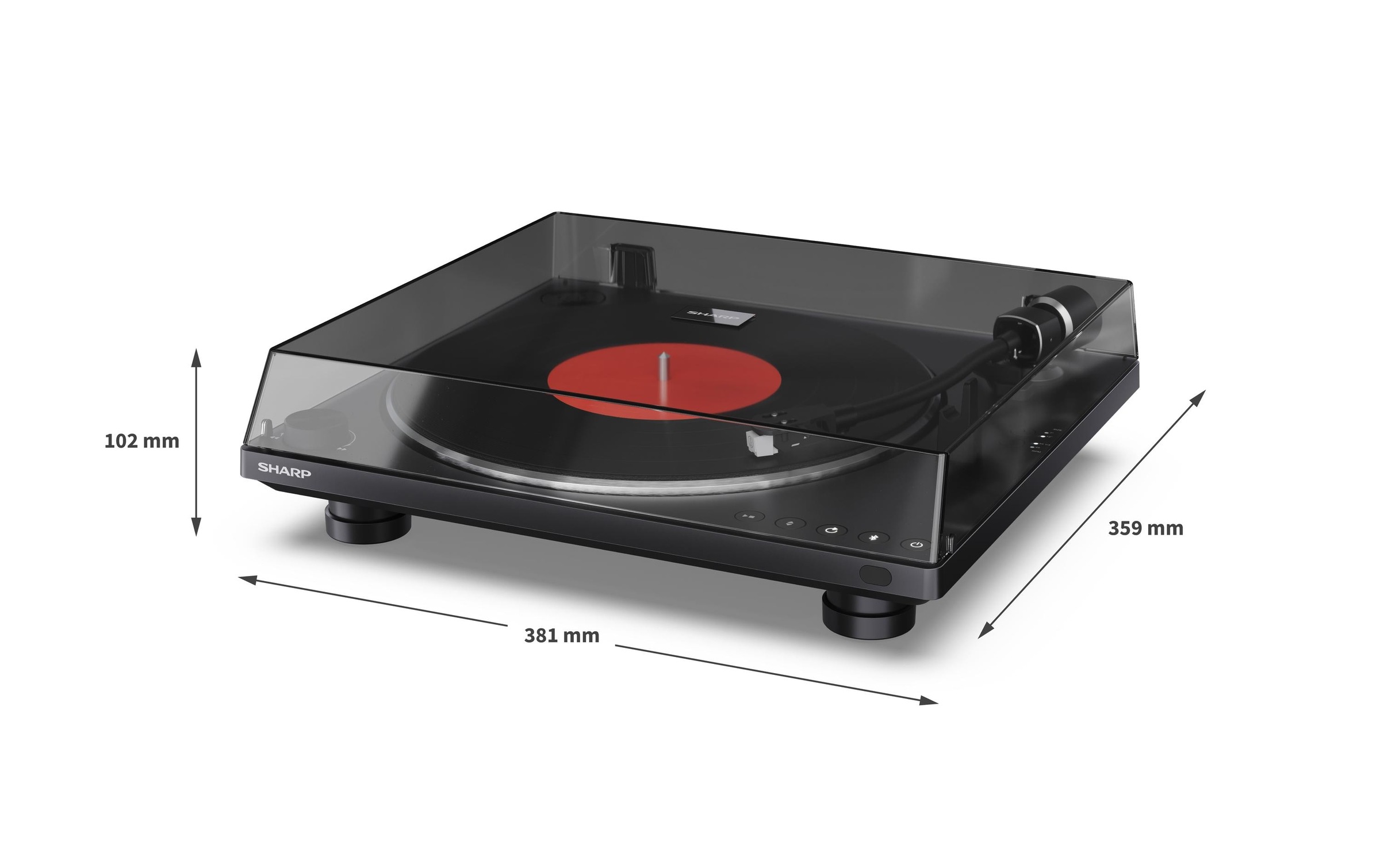   Tourne-disques »mit Bluetooth RP-TT100«