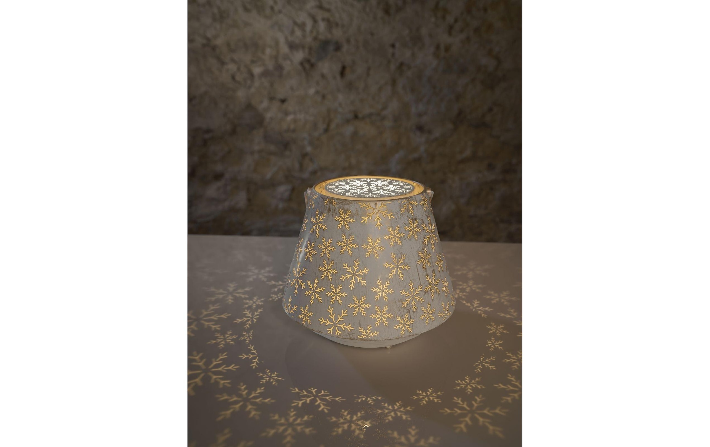 STT LED Laterne »Nova flake« Warmweiss