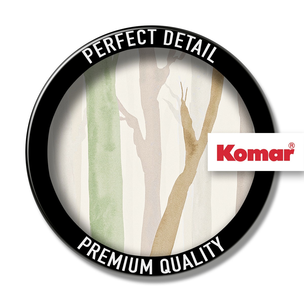 Komar Fototapete »Komar Vlies Fototapete - Shadow Woods - Grösse 350 x 250 cm« bedruckt glatt