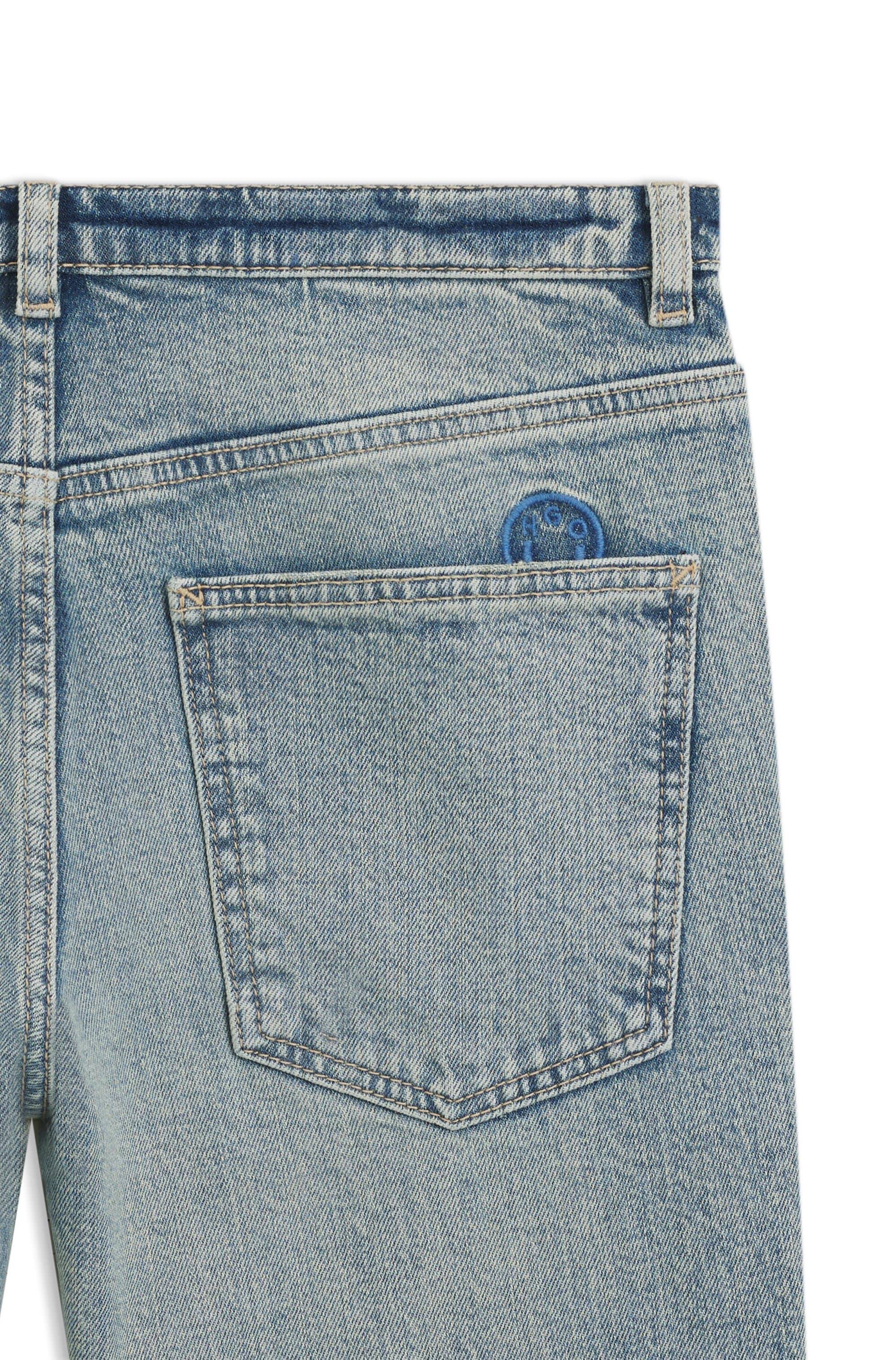 HUGO Blue Bootcut-Jeans »Gelissa« Mid Rise, weit ausgestellt