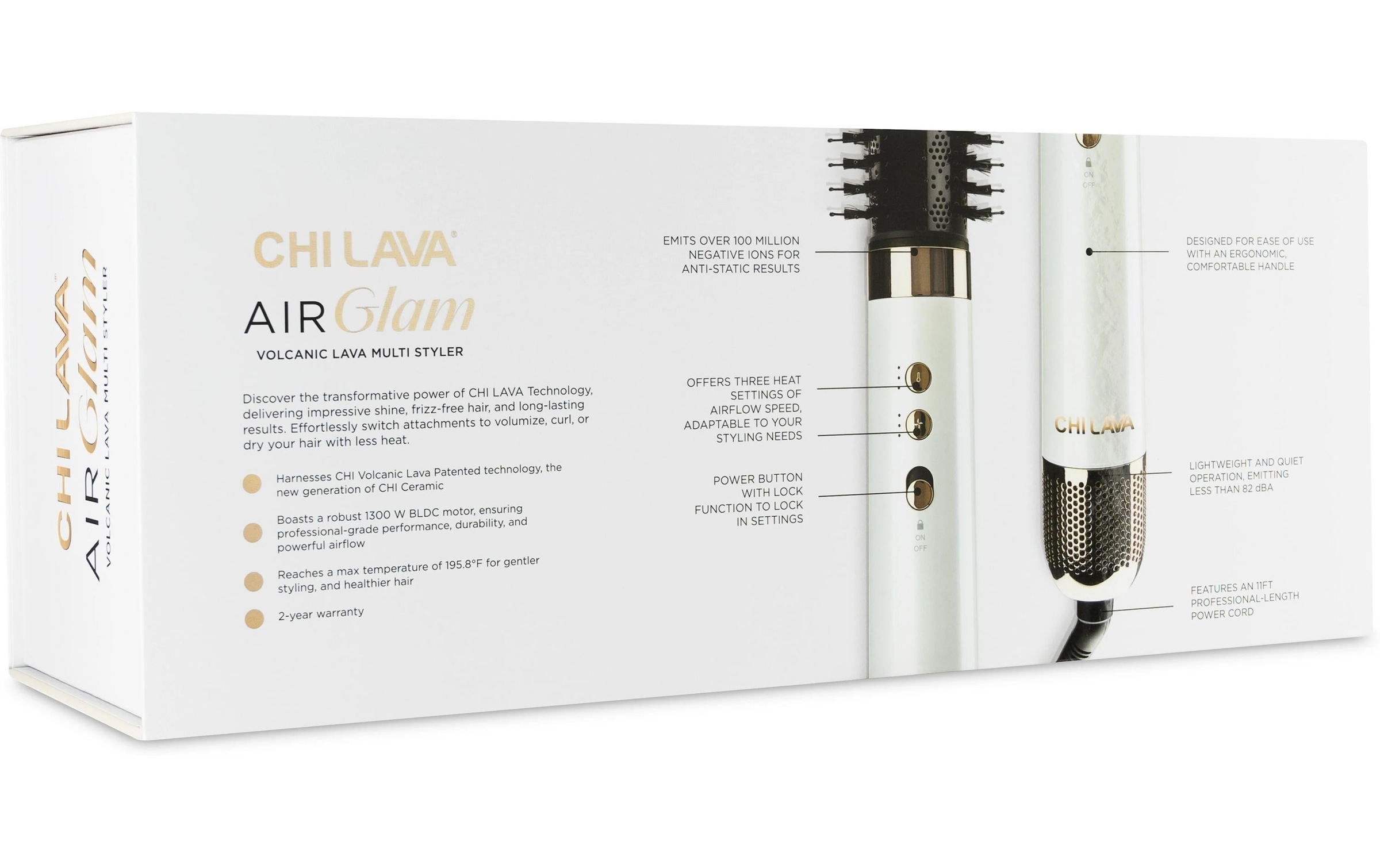   Warmluftbürste »chi Lava AirGlam 1300 W«