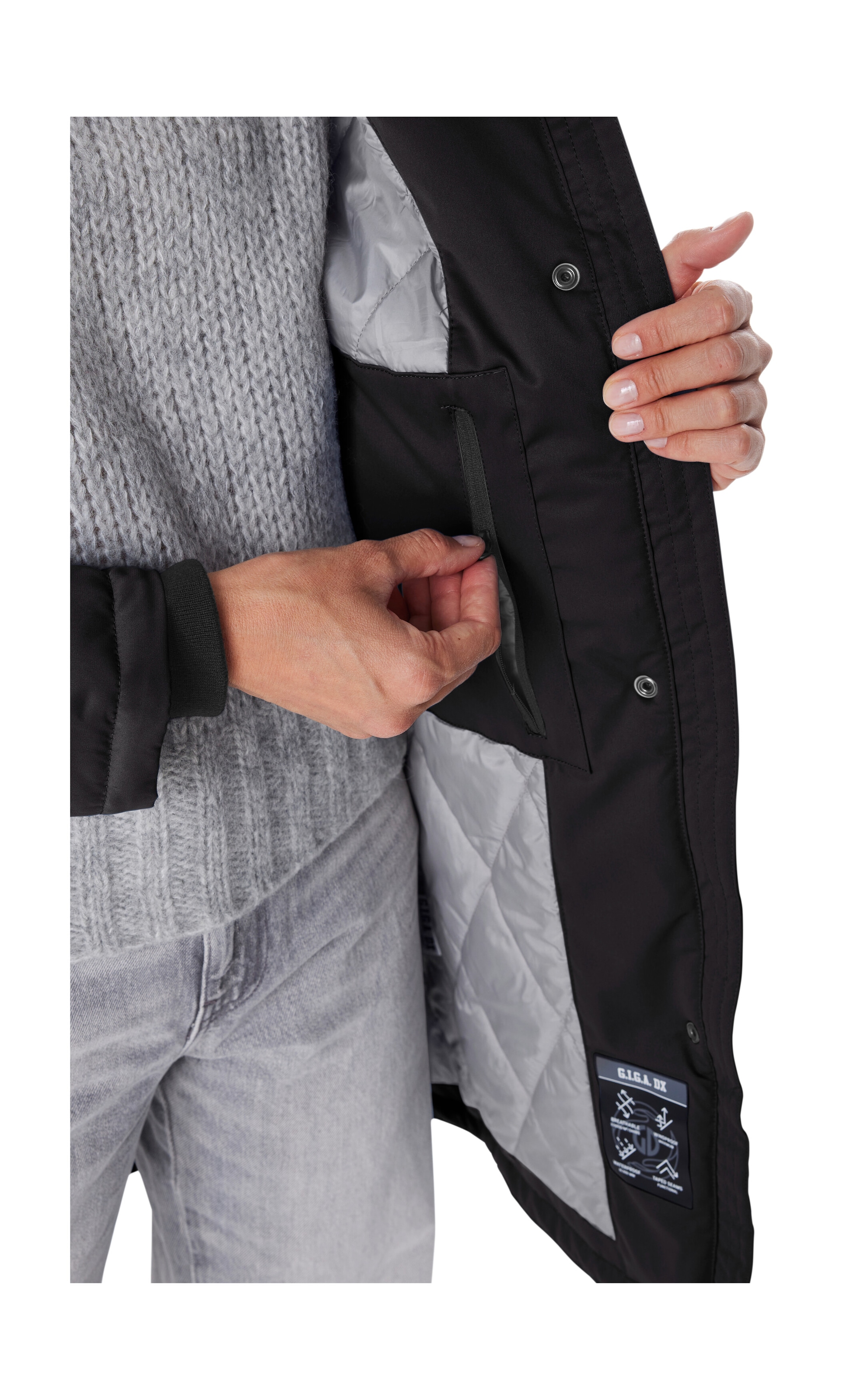 G.I.G.A. DX by killtec Parka »GW 93 WMN PRK« imperméable, respirant, fermeture éclair 2 voies
