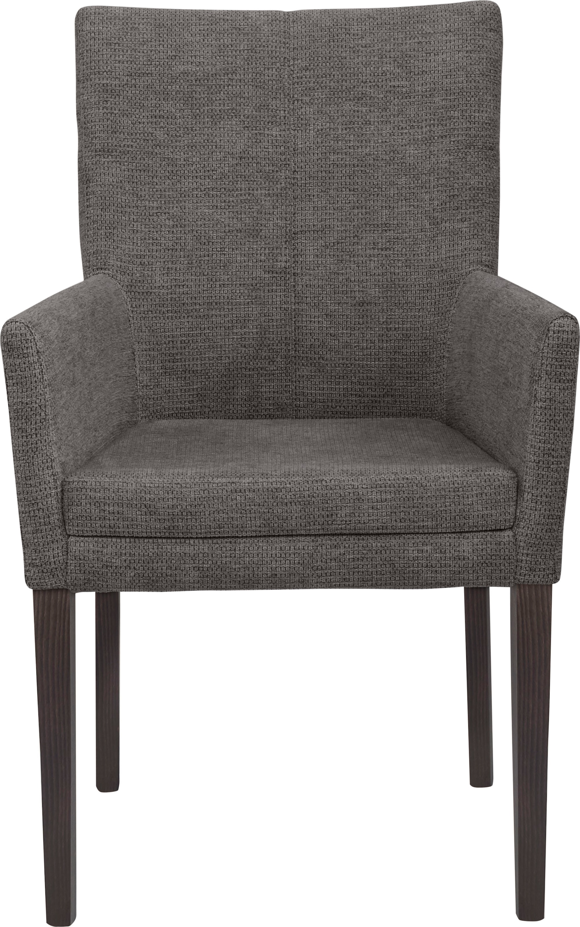 Home affaire Armlehnstuhl »Aspen« () Beine aus massiver Buche, wengefarben lackiert