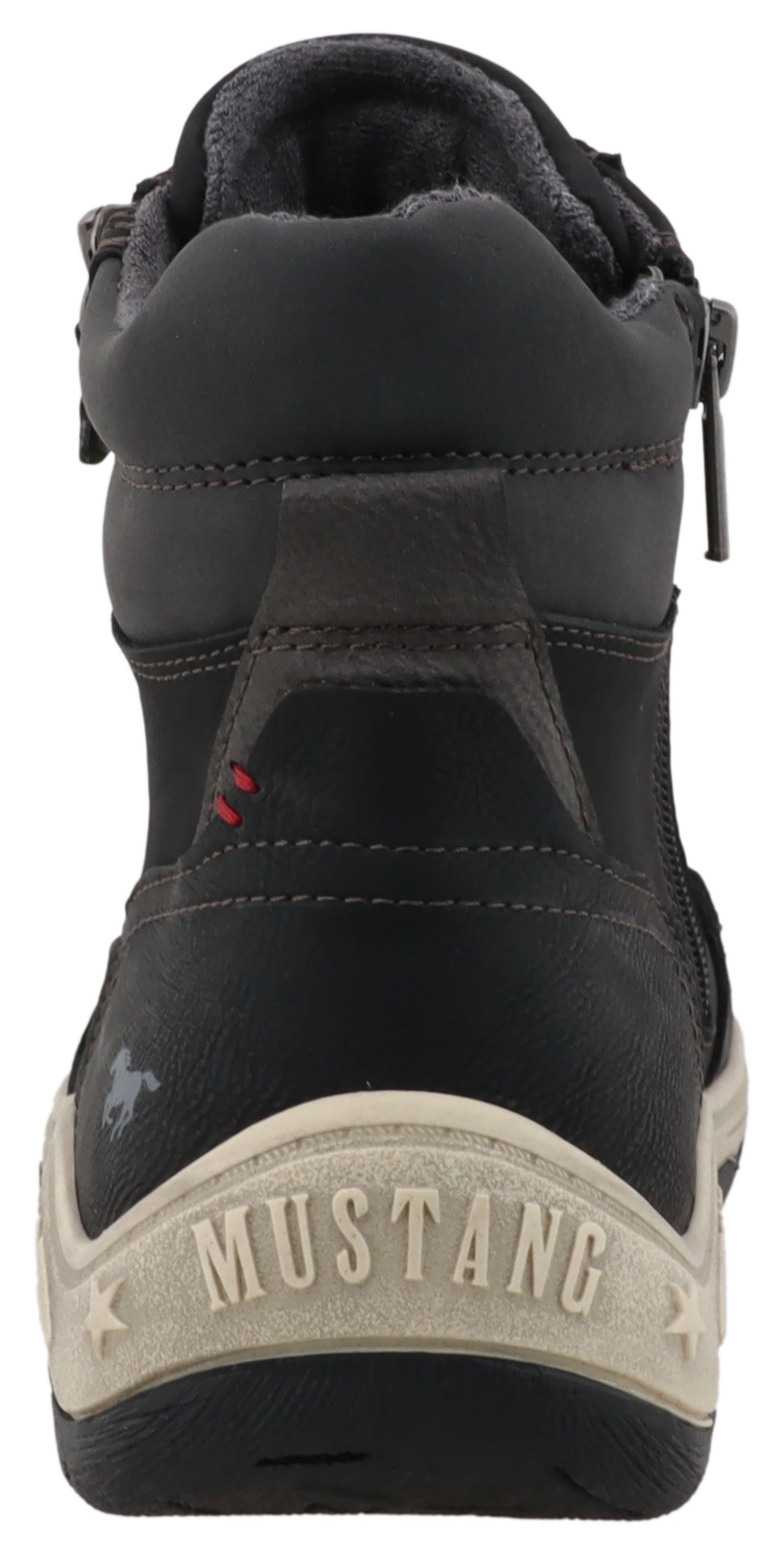 Mustang Shoes Bottines à lacets »Benedetto«  baskets montantes, bottines à lacets avec fermeture éclair