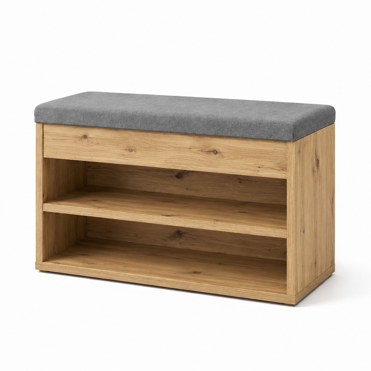 GOODproduct Schuhbank »Schuchschrank 60,  Schuhregal, Schuhtruhe, Schuhkommode, Sitzbank« Inkl. bequemem Sitzkissen mit Stauraum darunter
