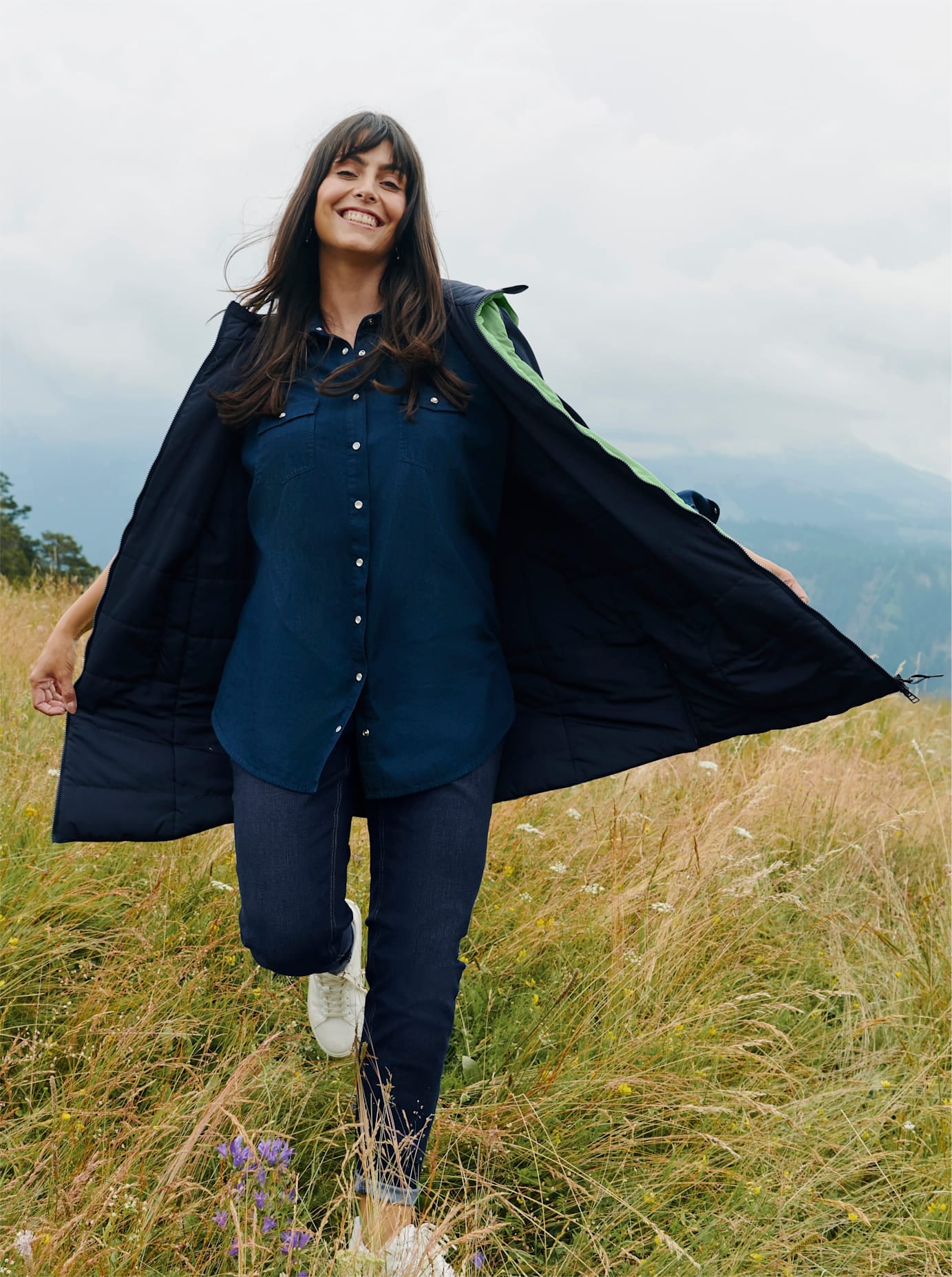 Sheego Gilet réversible