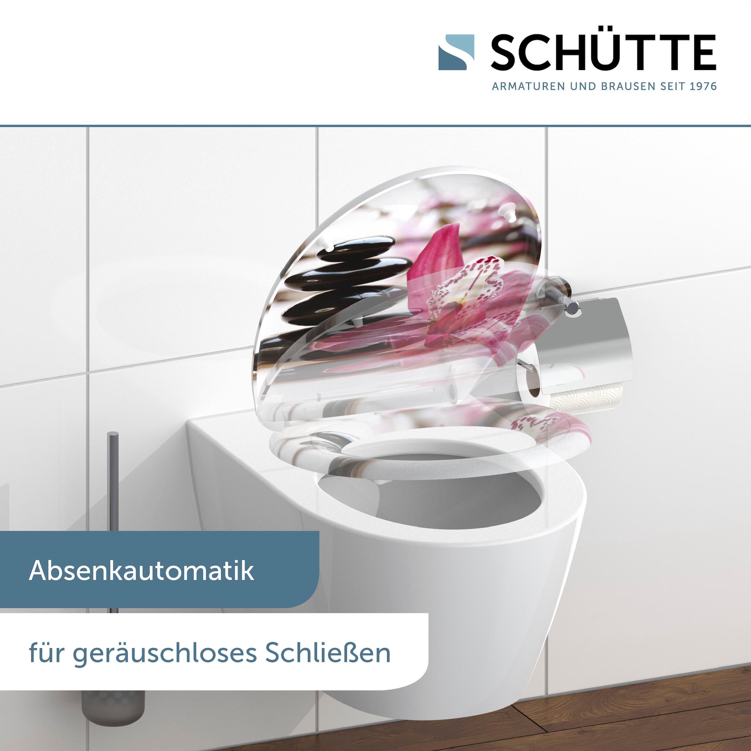 Schütte WC-Sitz »Wellness« Duroplast, mit Absenkautomatik und Schnellverschluss