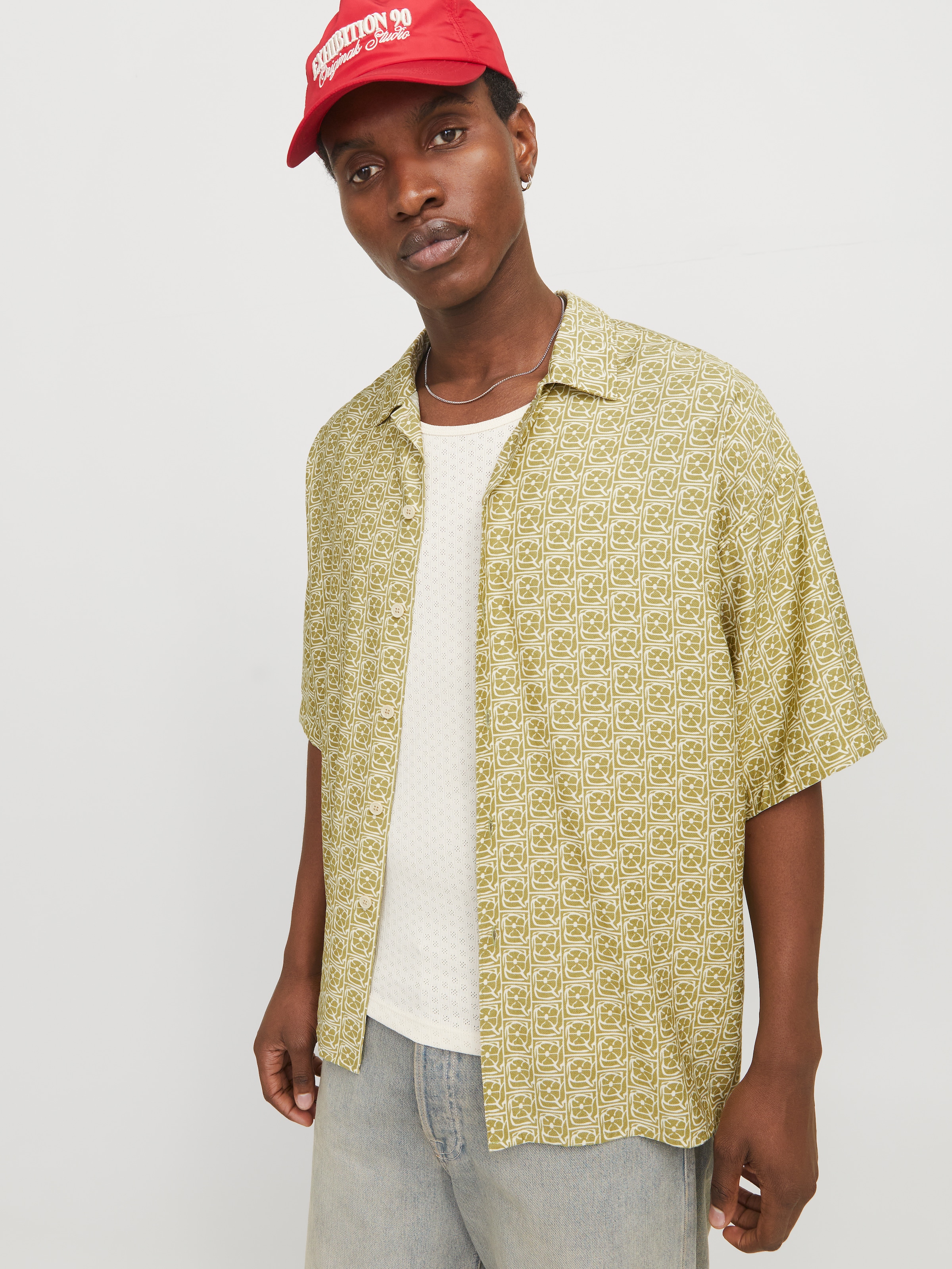 Jack & Jones Chemise à manches courtes »JORMARSHALL ISLINGTON AOP SHIRT SS SN«