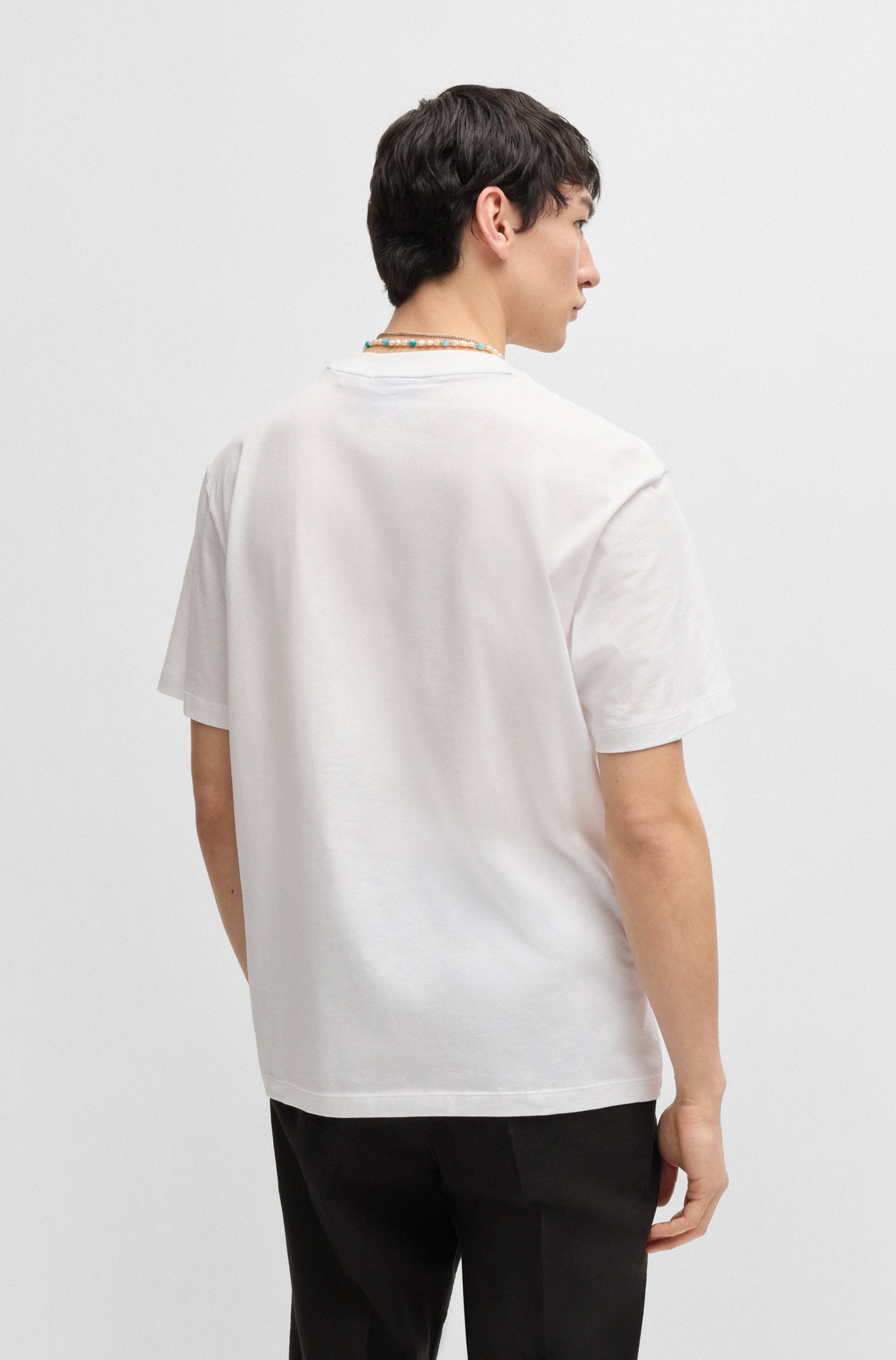 HUGO T-Shirt »Nico« mit grossem Logo-Print, Unisex