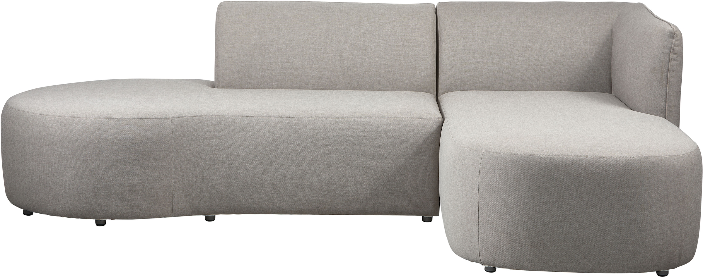 WOOOD Ecksofa »Chios Outdoor-Polyolefin-Stoff waterproof  H 71 x B 258 x T 168 cm« UV-beständige Beschichtung, Tragkraft 300 kg, pfleigleicht